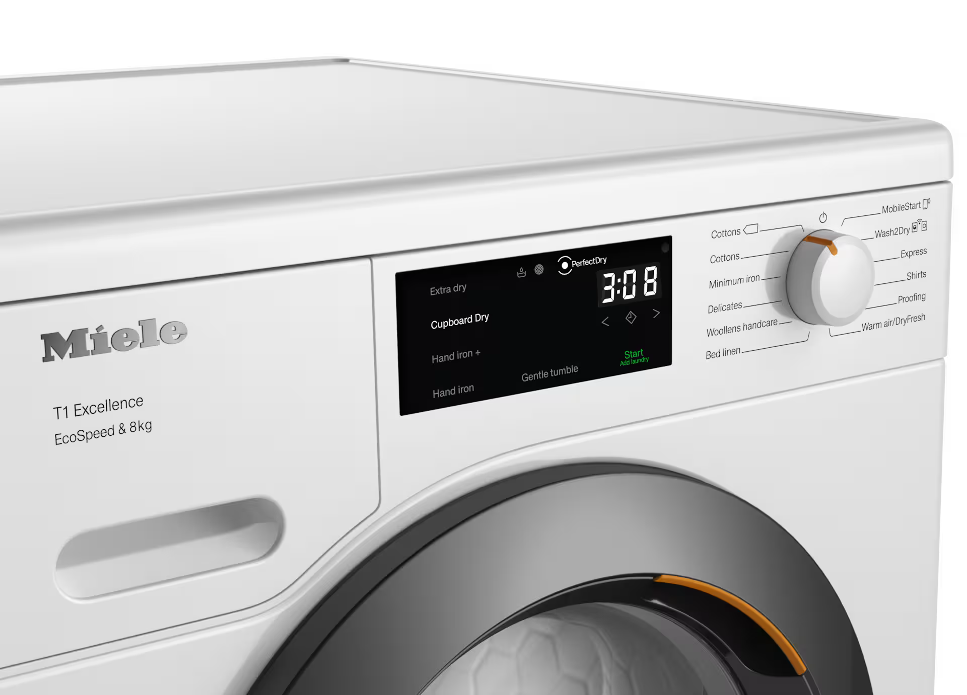 Miele TEC645 WP 8kg Heat Pump Tumble Dryer - White