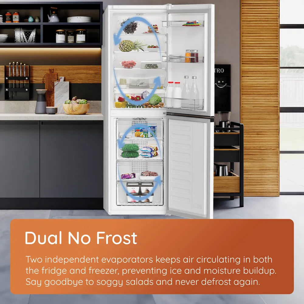 Hotpoint HPK26363W4UK Dual No Frost 60/40 Fridge Freezer In White