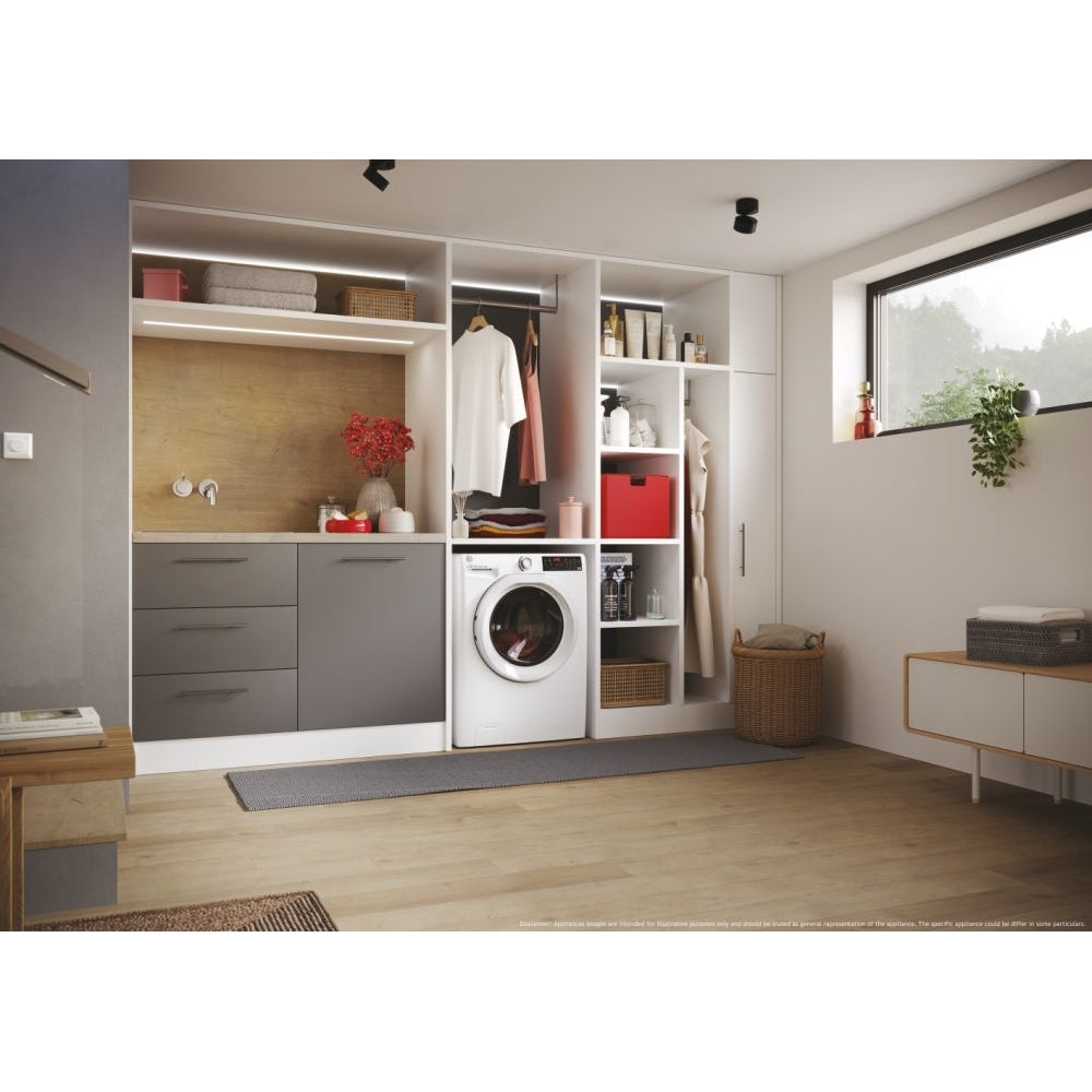 Hoover H3WPS486TAM6-80 8kg 1400 Spin Washing Machine - White