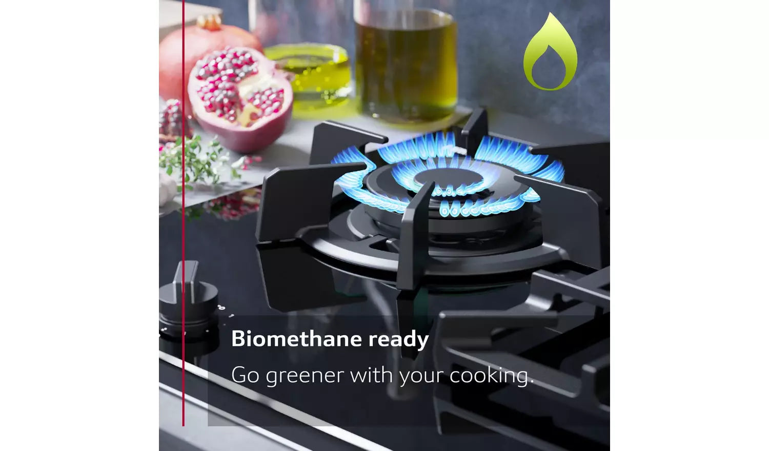 NEFF T26PIP4S0 59cm 4 Burner Gas Hob - Black