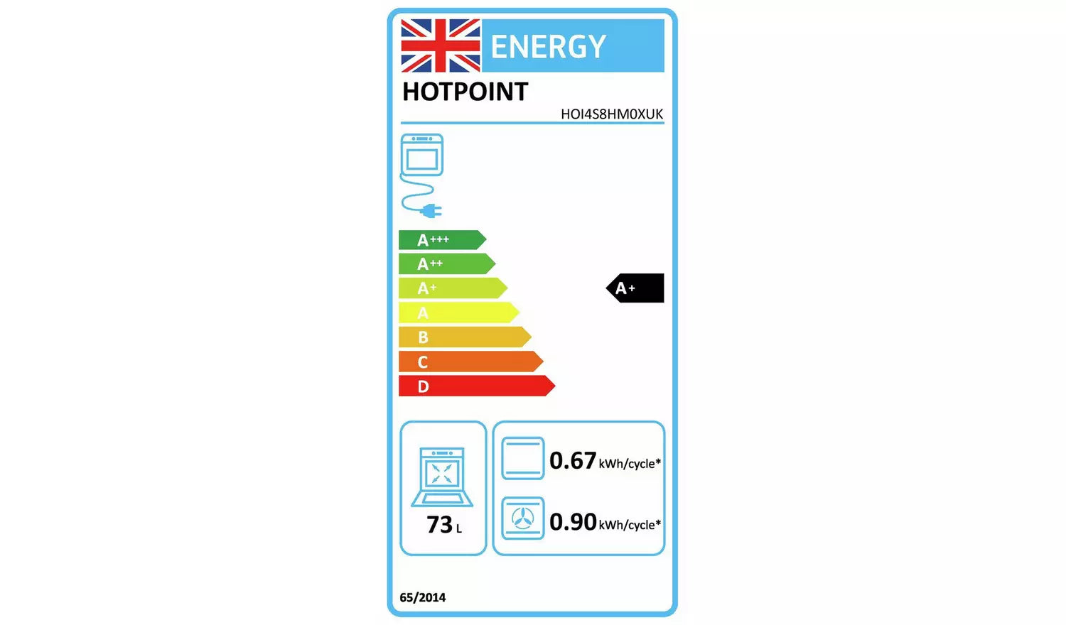 Hotpoint Class 4 ActiveMultiflow HOI4S8CM0XUK Electric Steam Oven - Stainless Steel