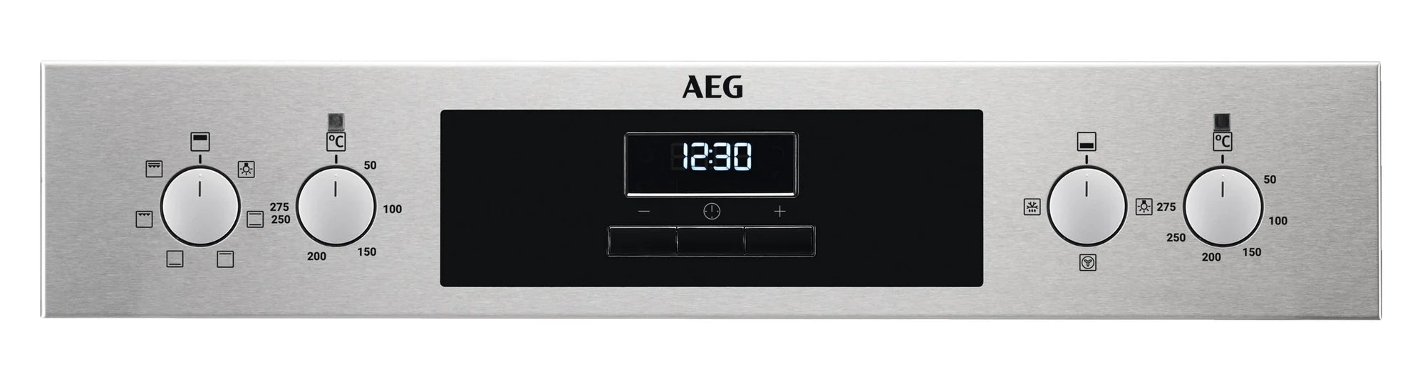 AEG DEX33111EM 59.4cm Built In Electric Double Oven - Stainless