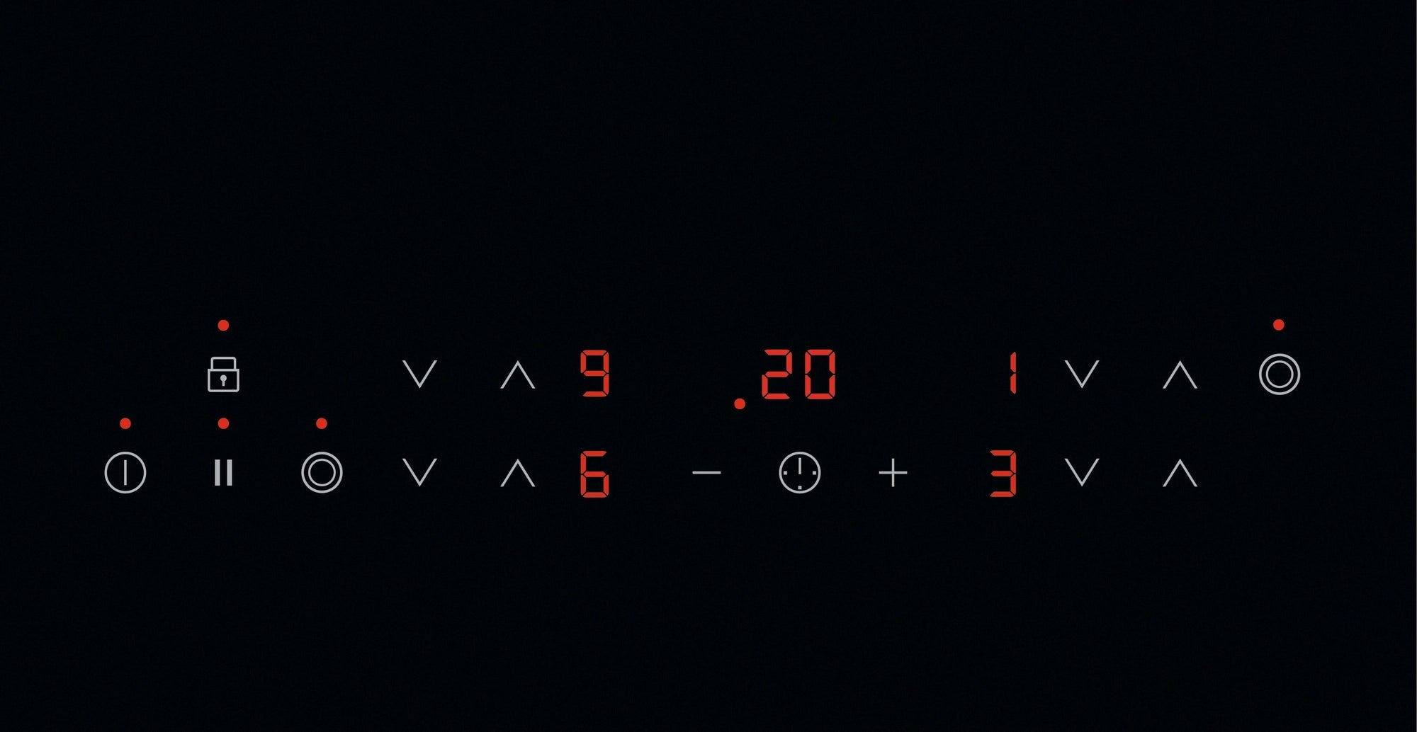 AEG HRX64360CB 59cm Ceramic Hob - Black