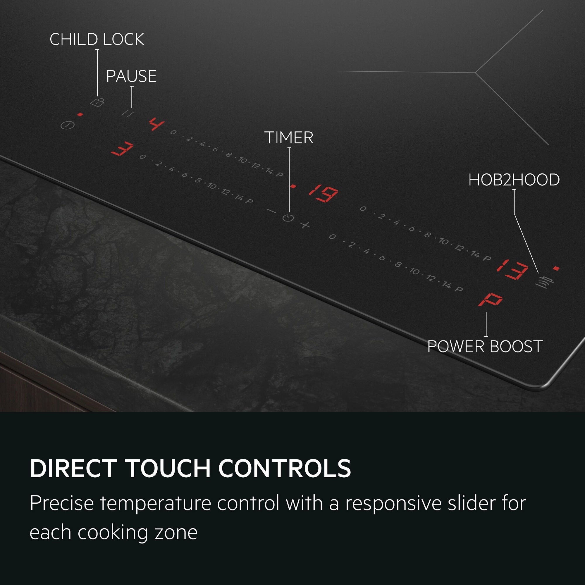 AEG SO64IA0SCB 58cm Induction Hob