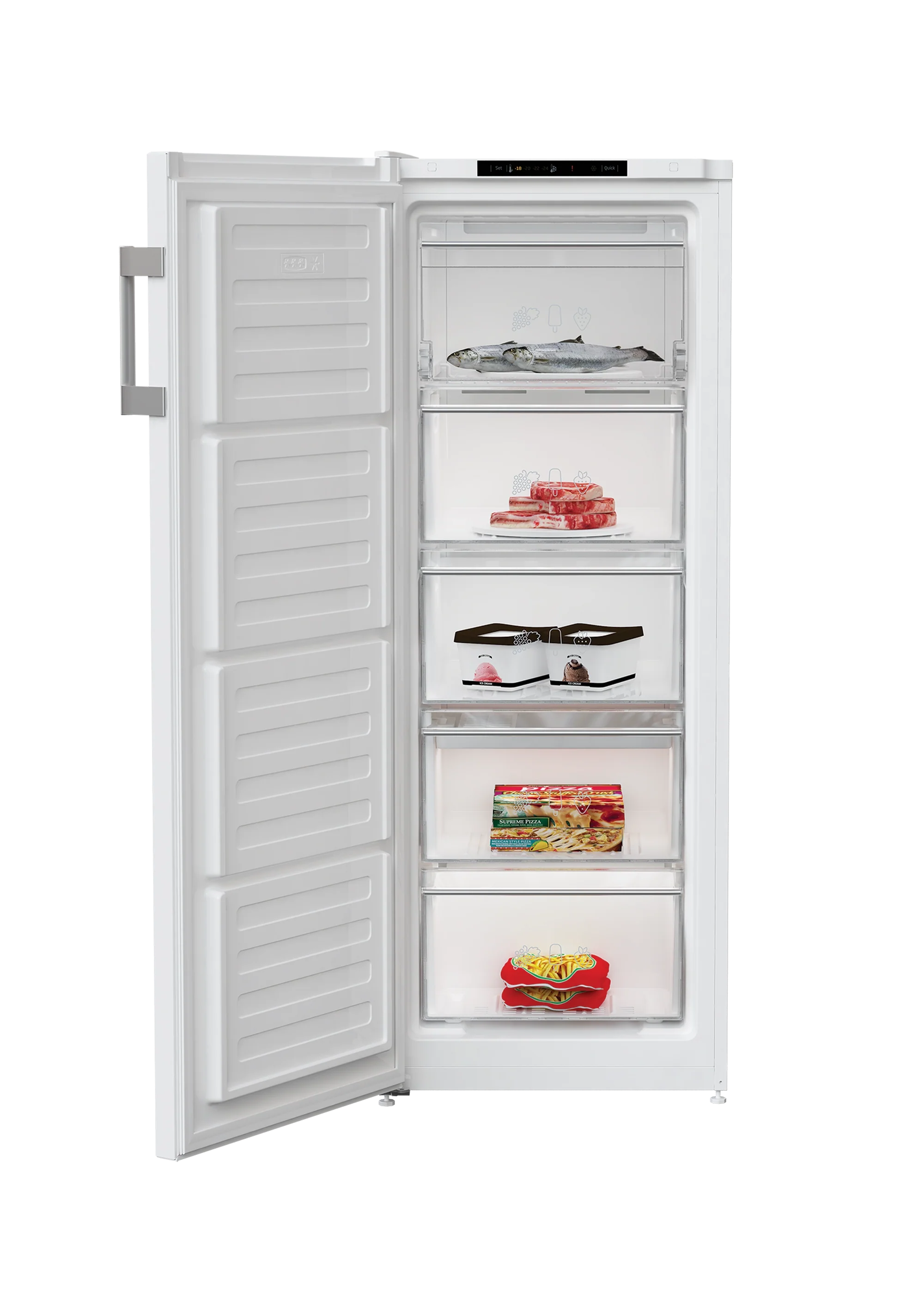 Blomberg FNT44550 54cm Frost Free Tall Freezer - White