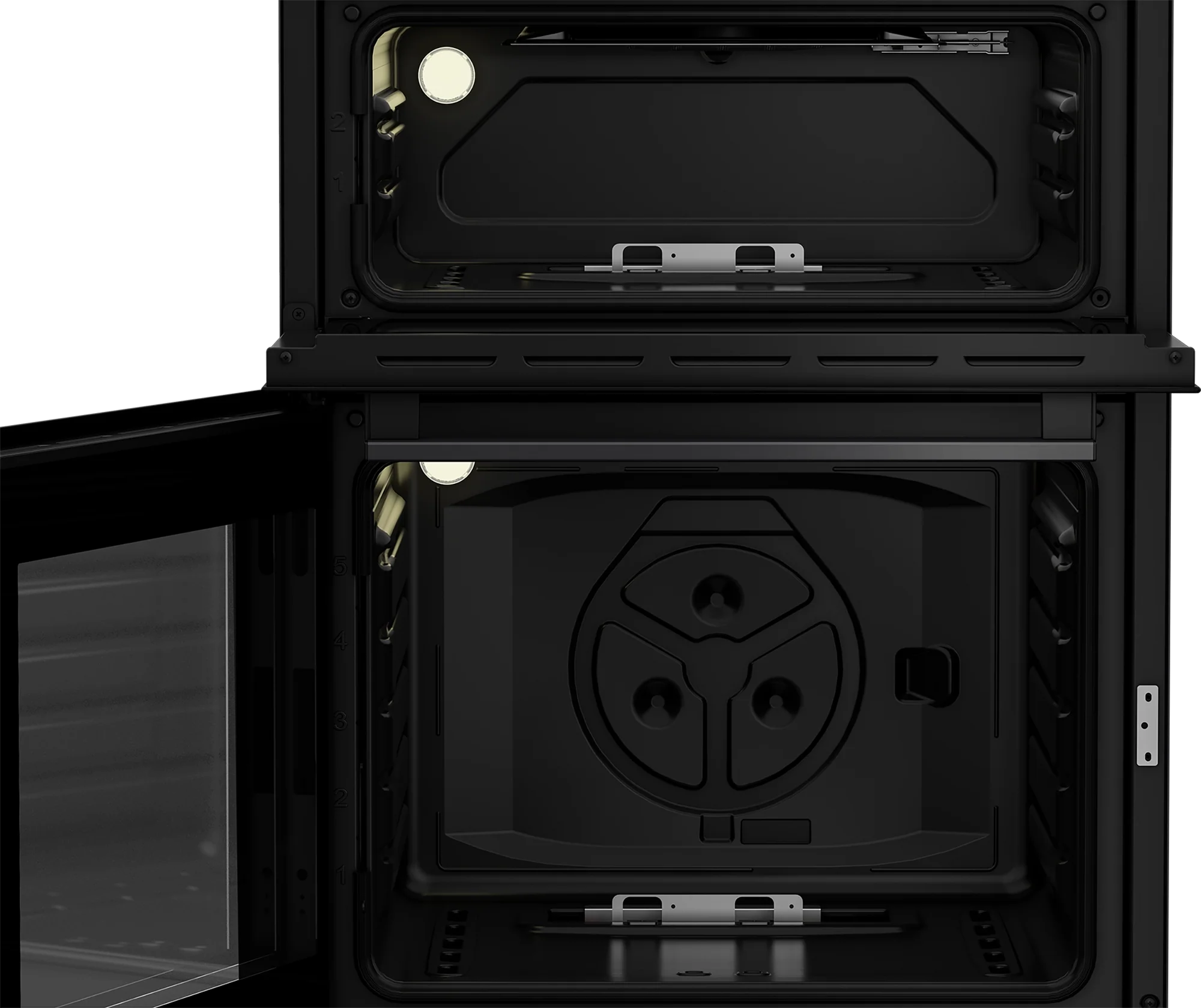 Blomberg GGRN655N 60cm Double Oven Gas Cooker with Gas Hob - Anthracite