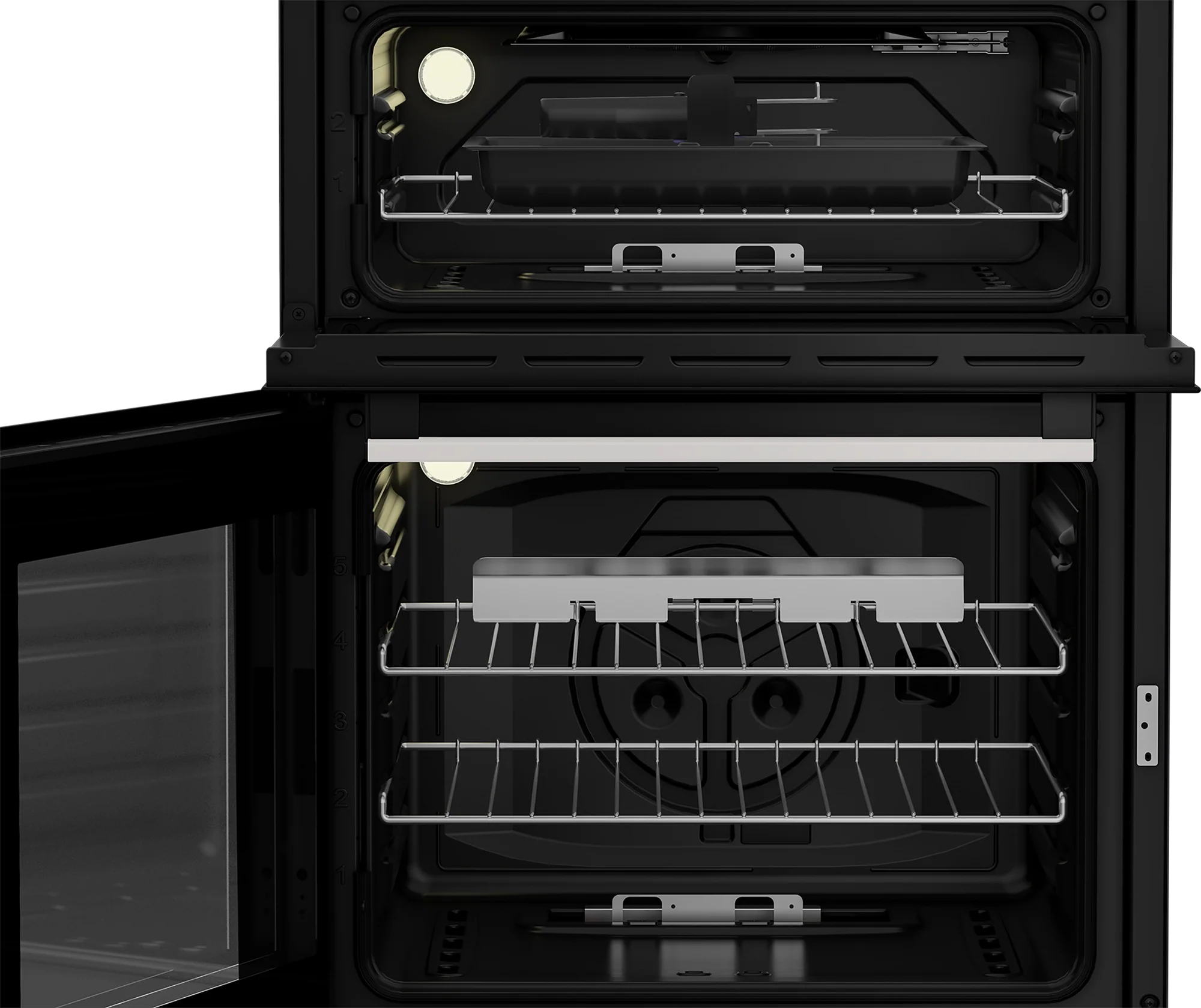 Blomberg GGRN655W 60cm Double Oven Gas Cooker with Gas Hob - White