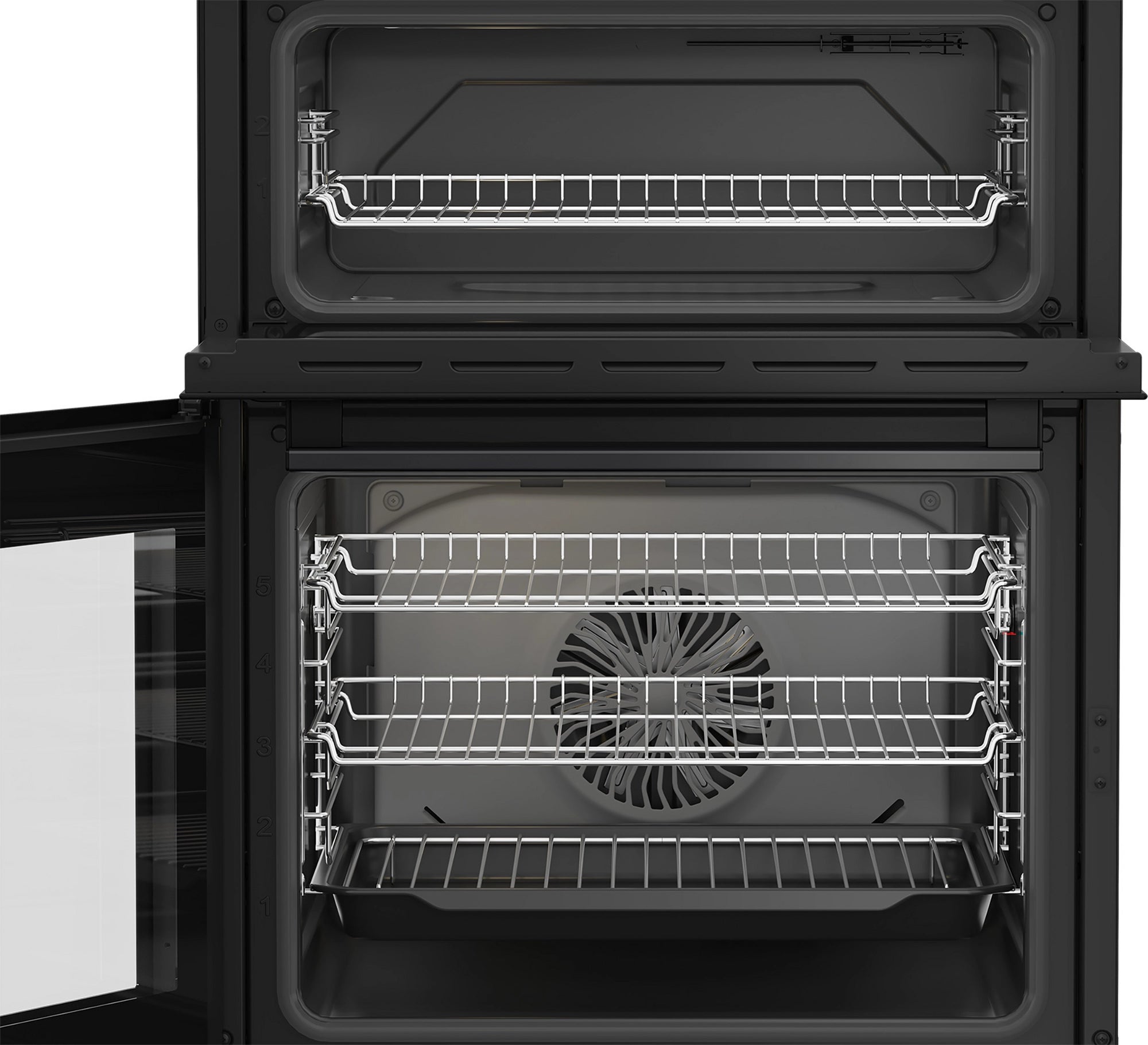 Blomberg HIRN651N 60cm Double Oven Electric Cooker with Induction Hob - Anthracite