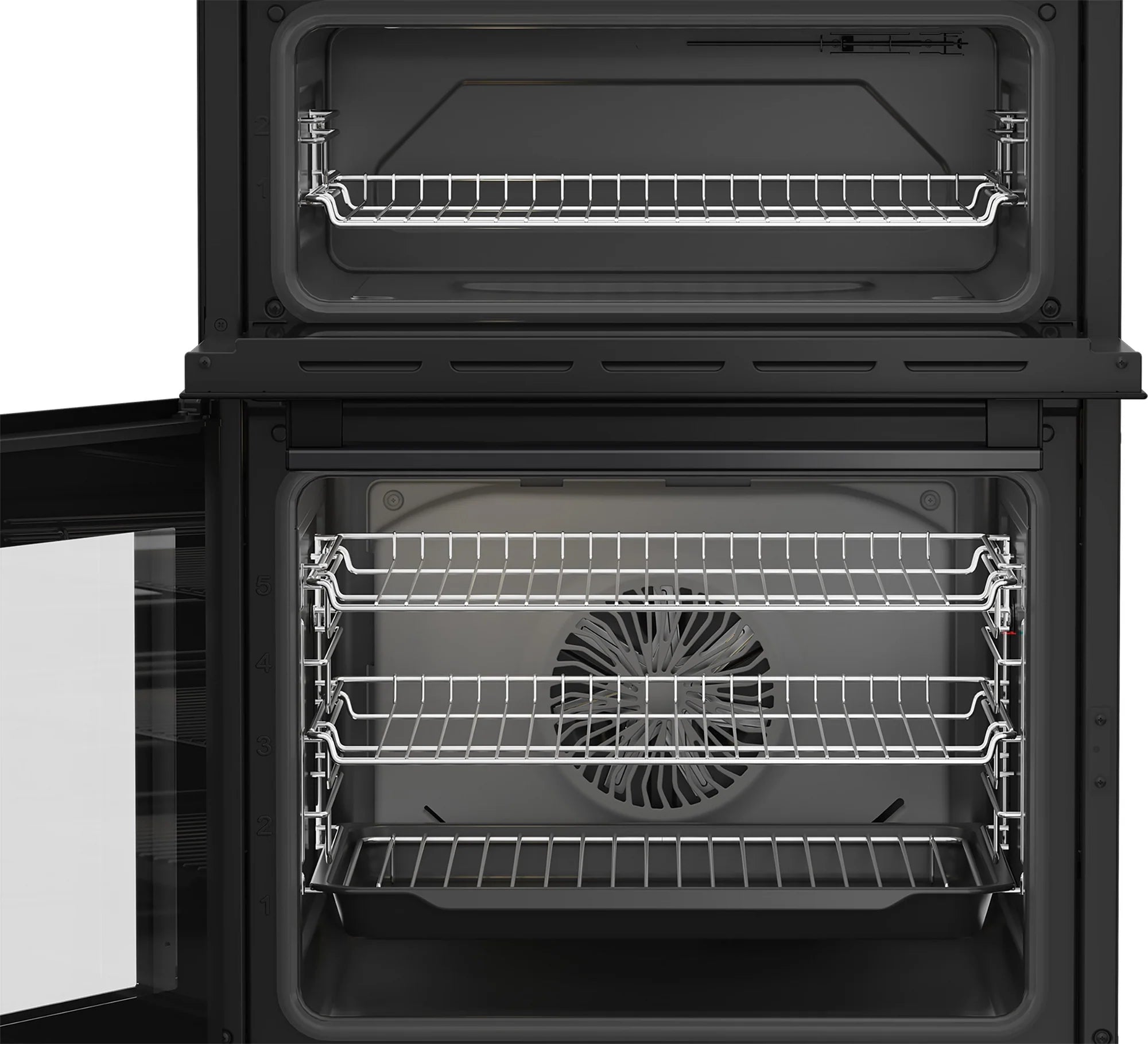 Blomberg HIRN651N 60cm Double Oven Electric Cooker with Induction Hob - Anthracite