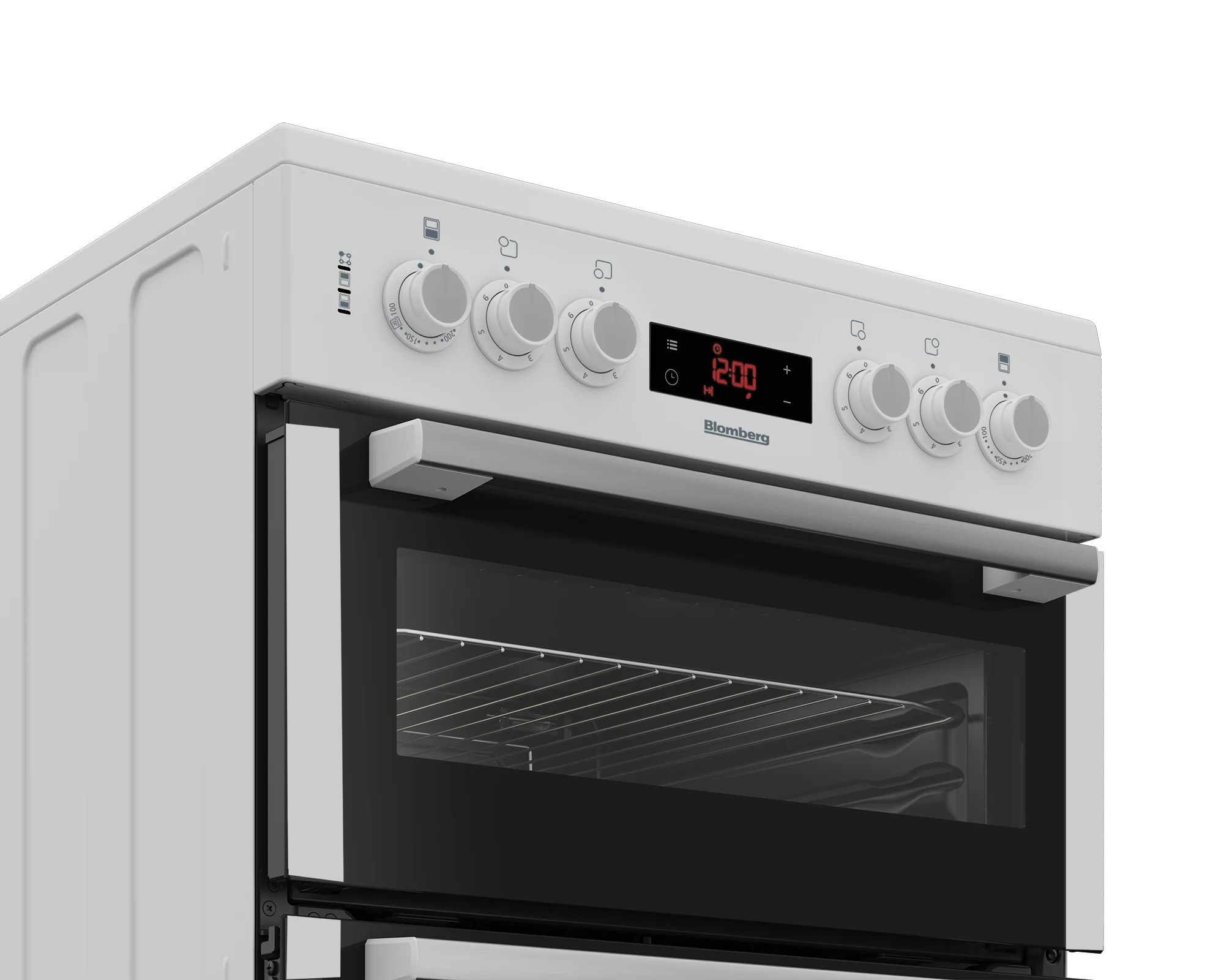 Blomberg HKN65W 60cm Electric Double Oven with Ceramic Hob - White