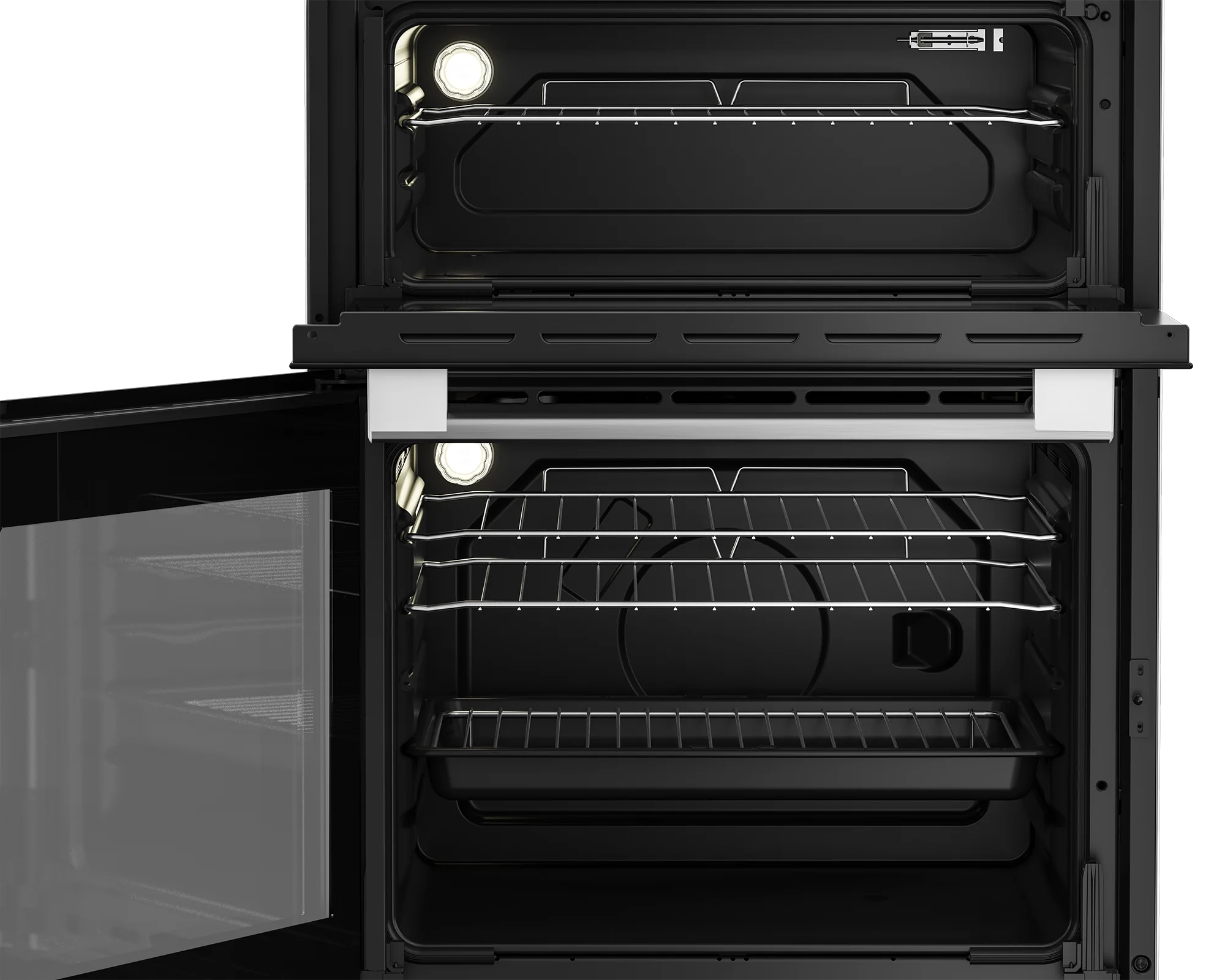 Blomberg HKN65W 60cm Electric Double Oven with Ceramic Hob - White