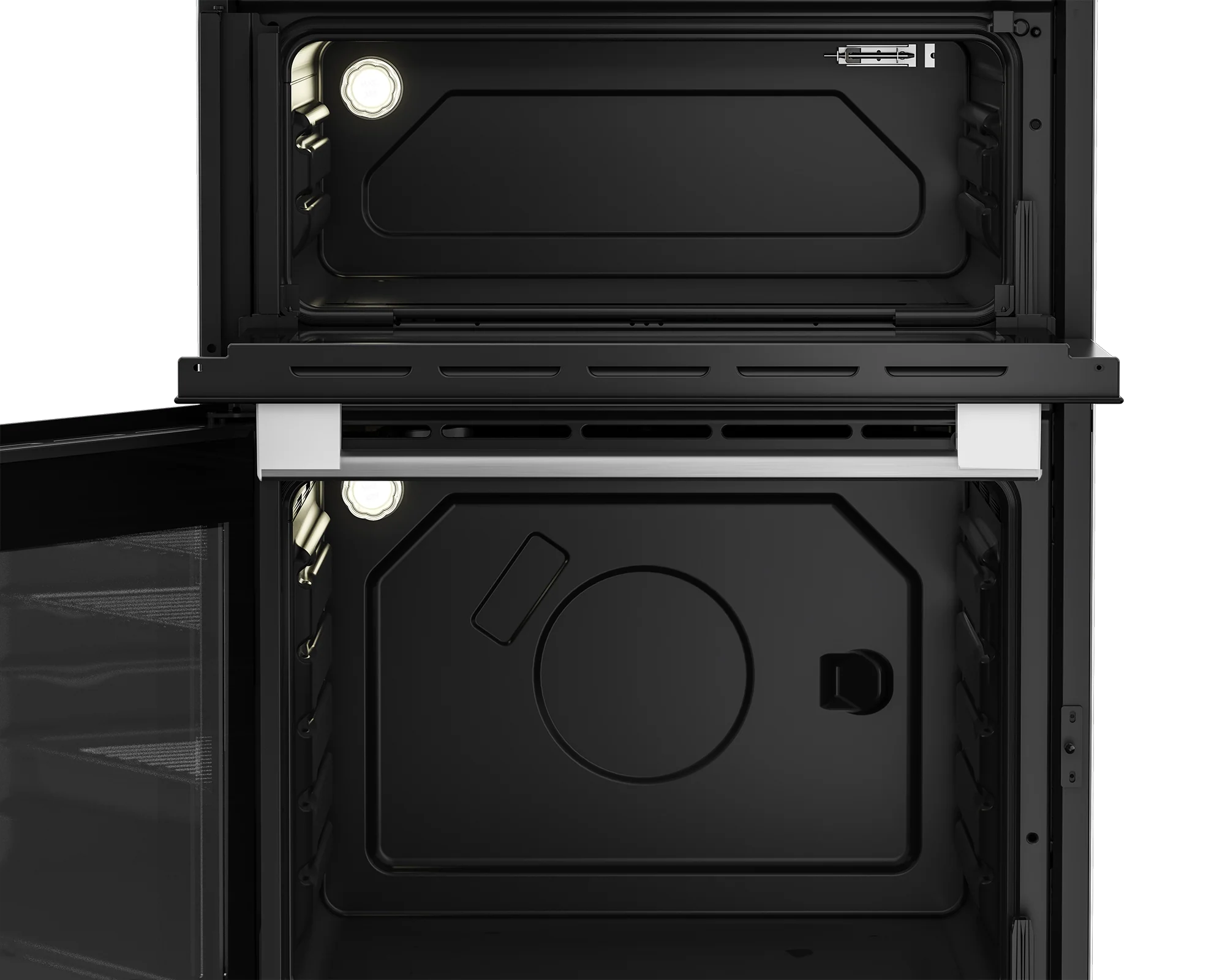 Blomberg HKN65W 60cm Electric Double Oven with Ceramic Hob - White