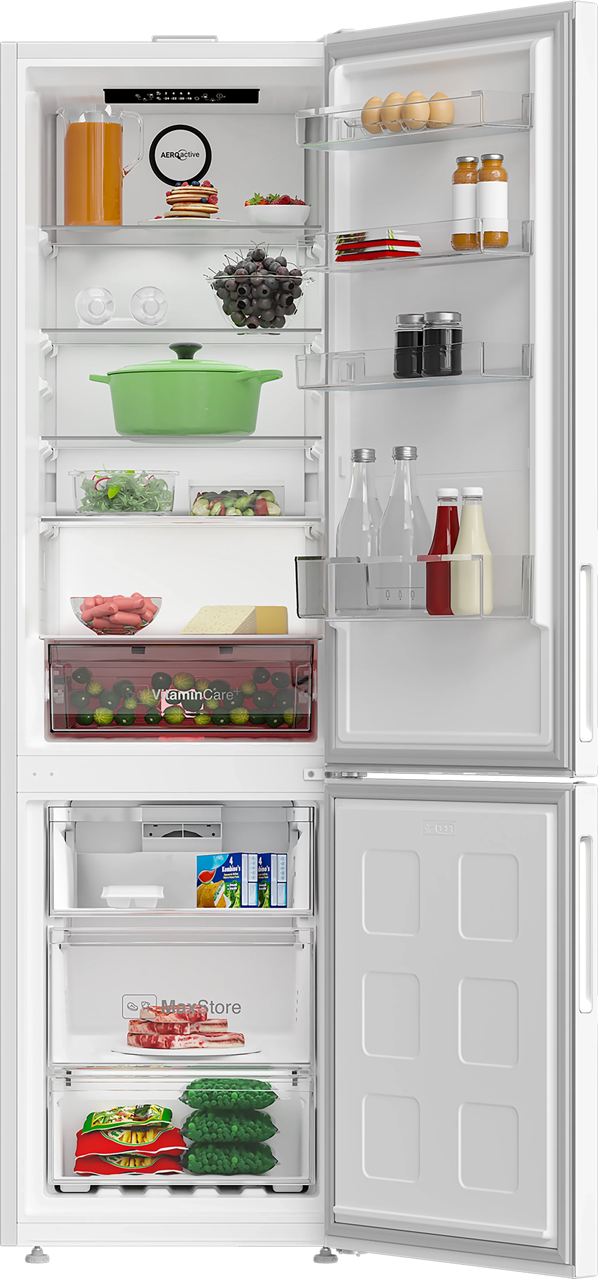 Blomberg KND24075V VitaminCare+ 59.5cm 70/30 Frost Free Fridge Freezer - White