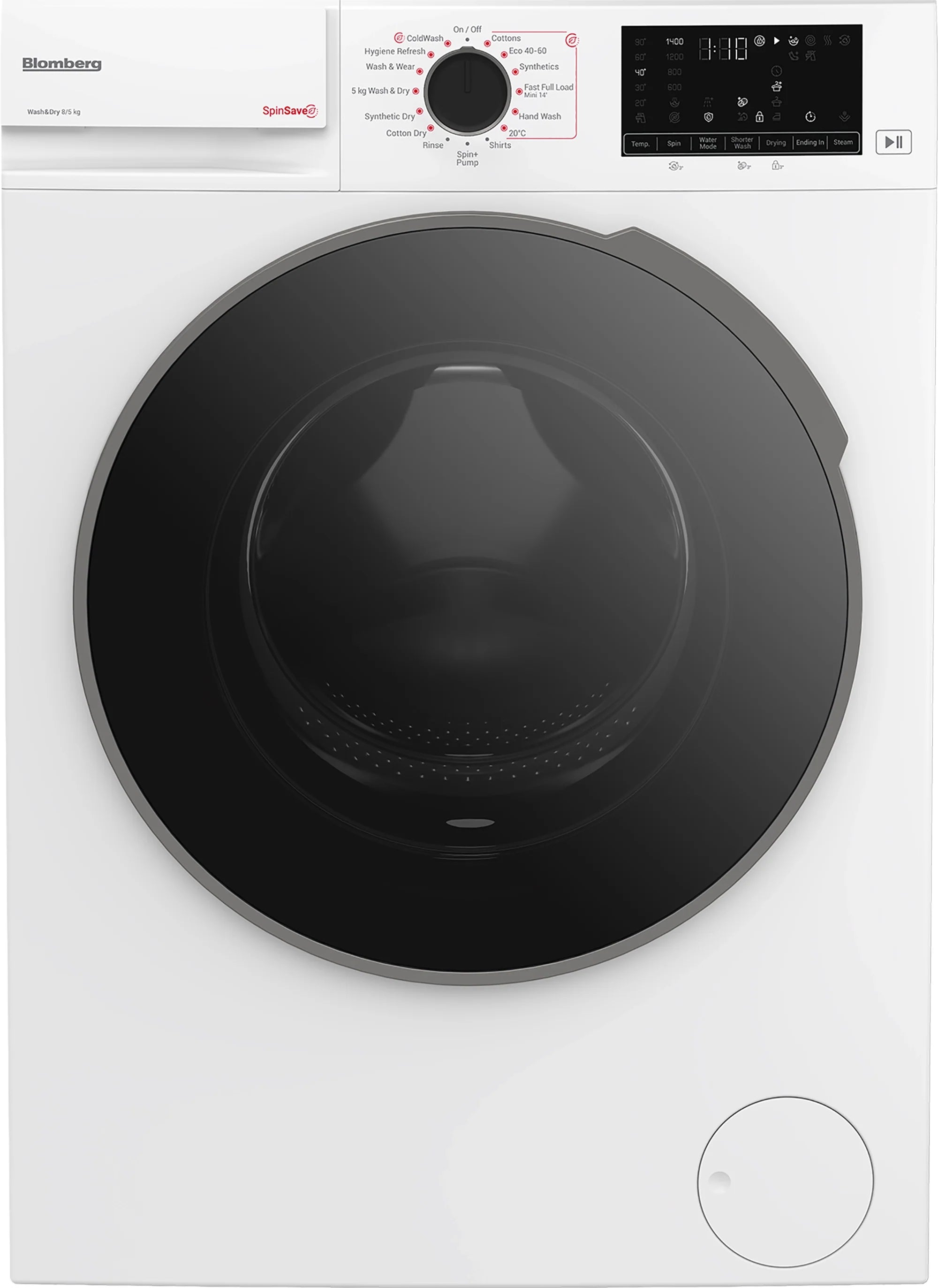Blomberg LRF854311W 8kg/5kg 1400 Spin RecycledTub Washer Dryer - White