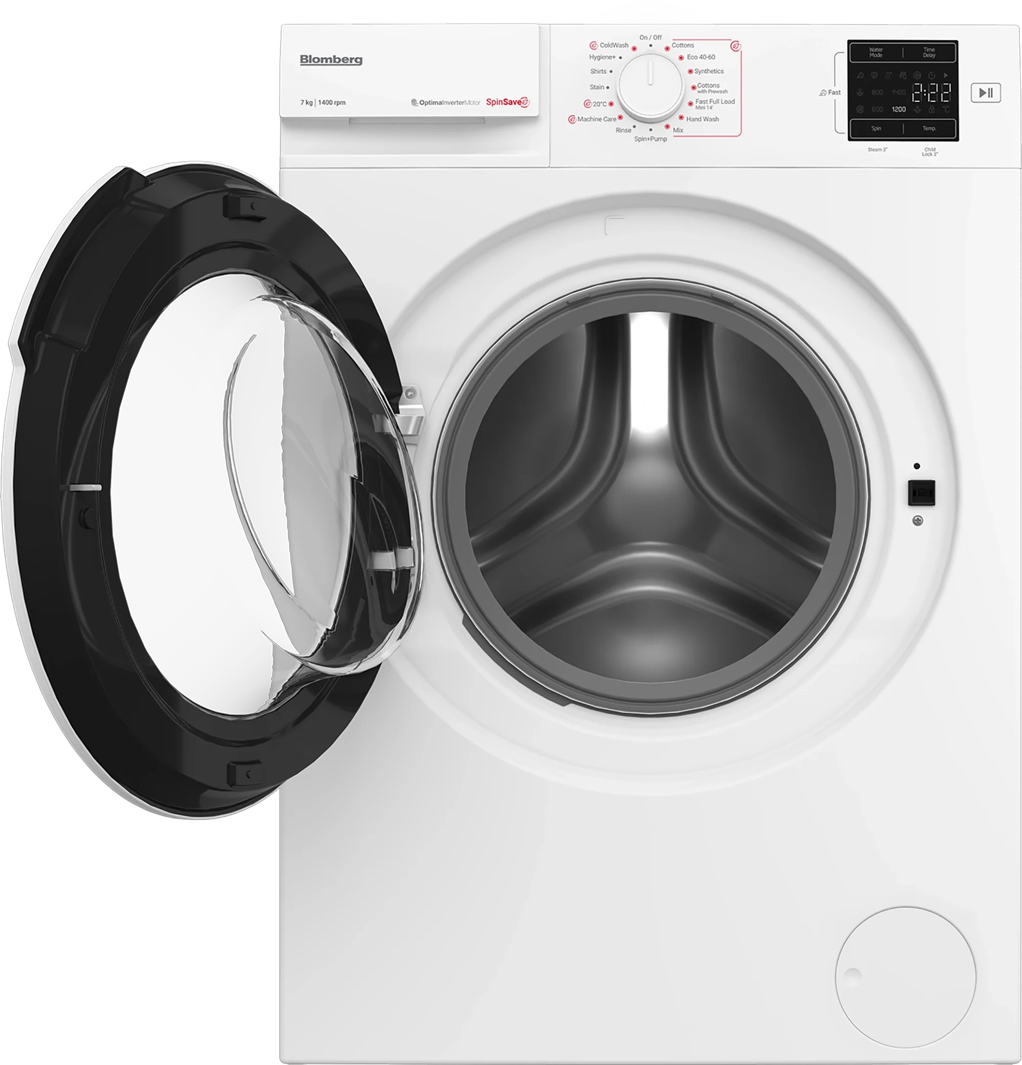 Blomberg LWA27461W 7kg 1400 Spin SpinSave Washing Machine - White