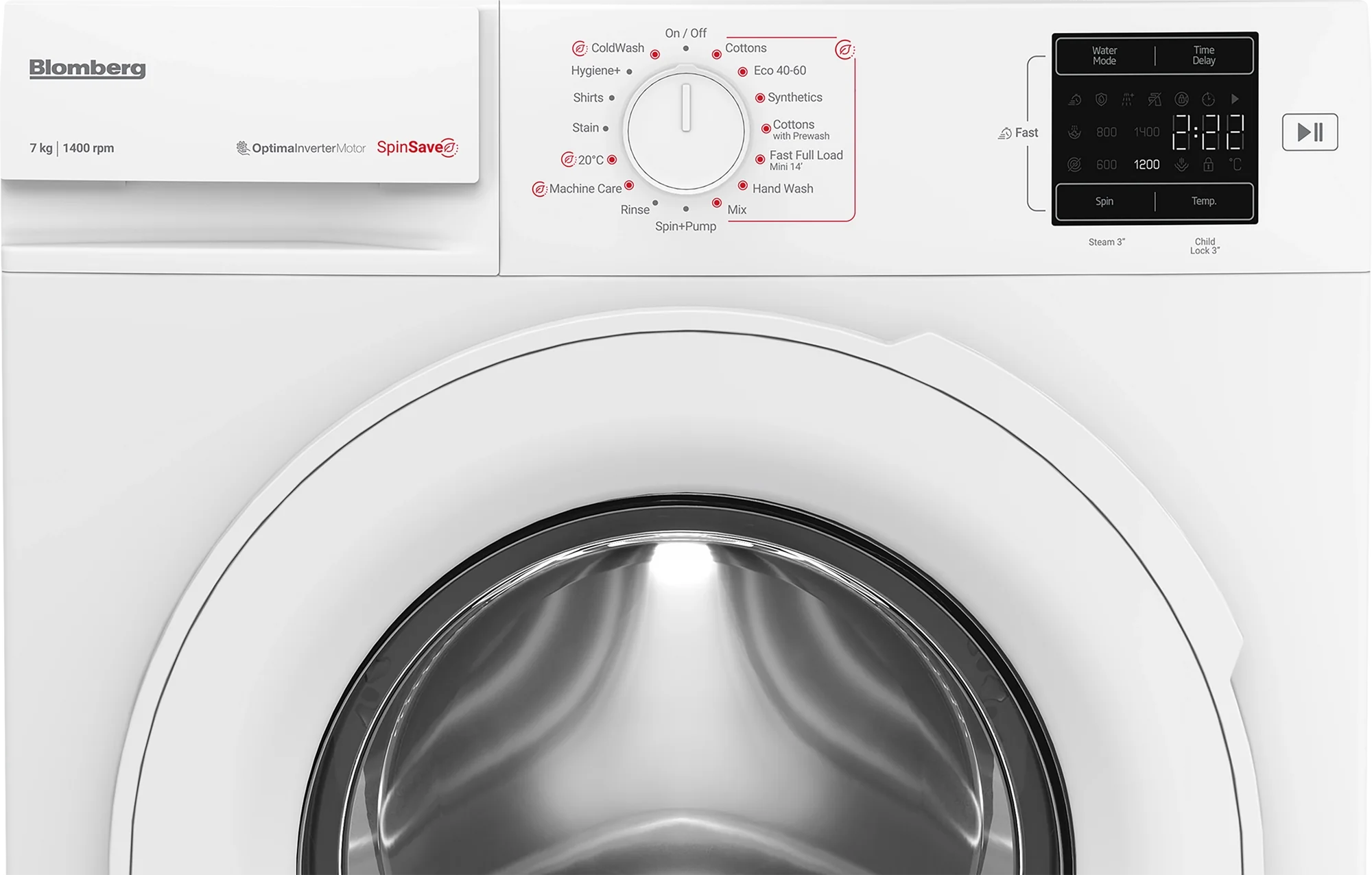 Blomberg LWA27461W 7kg 1400 Spin SpinSave Washing Machine - White