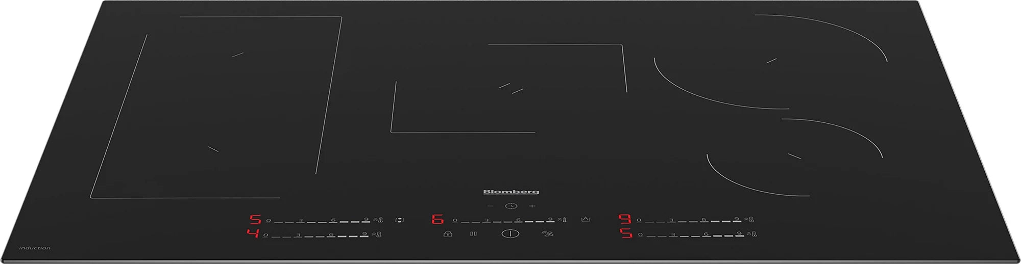 Blomberg MIX55487N 78cm Cook Sensor Induction Hob - Black