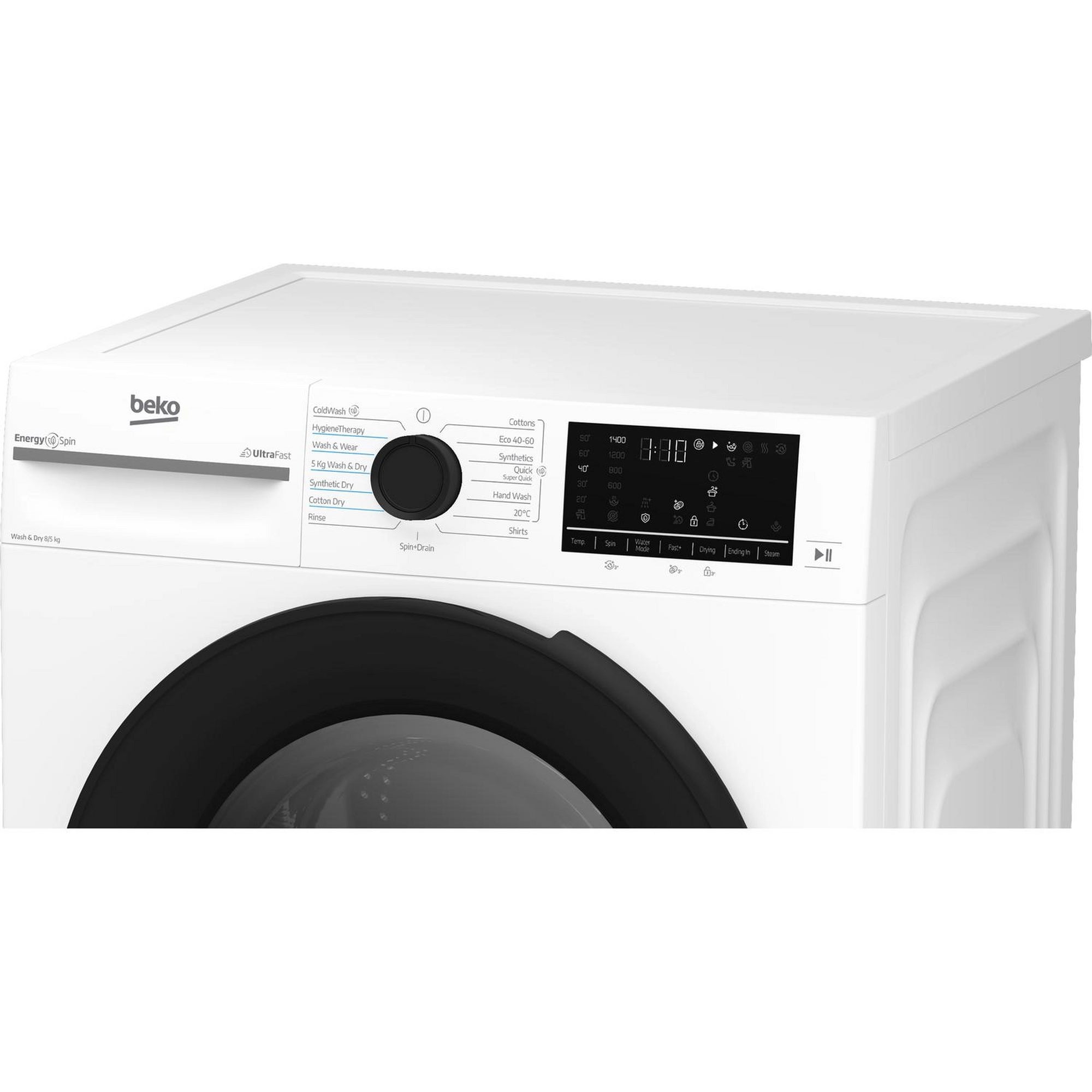 Beko BMND8545UW 8kg/5kg 1400 Spin Washer Dryer - White