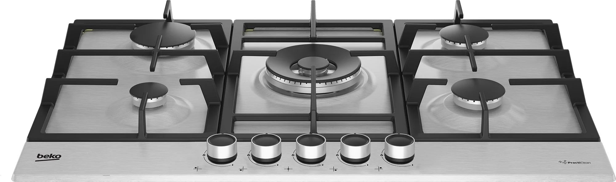 Beko CIHYG32SXE 75cm 5 Burner Gas Hob - Stainless Steel