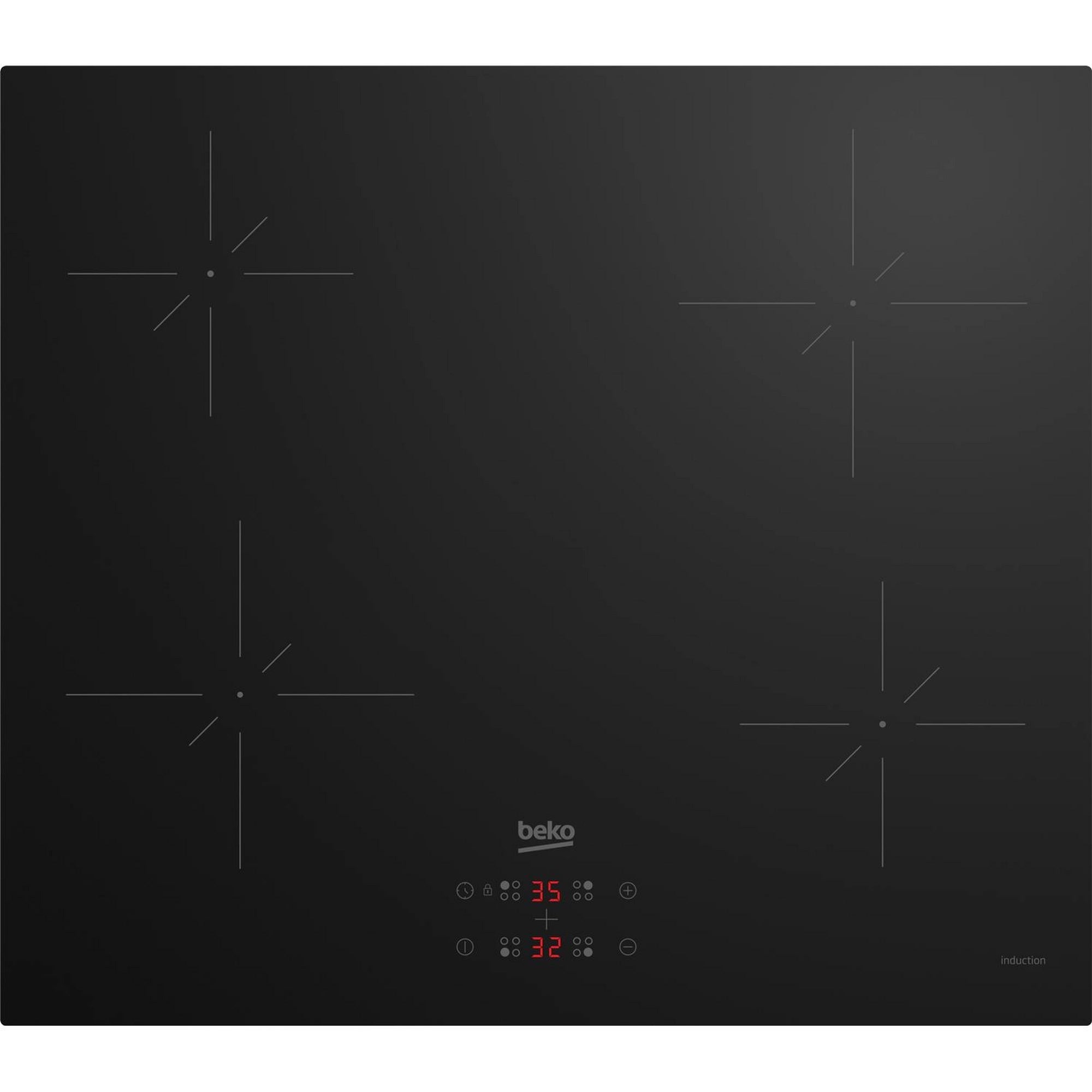 Beko CIHYQI21B 59cm Induction Hob - Black