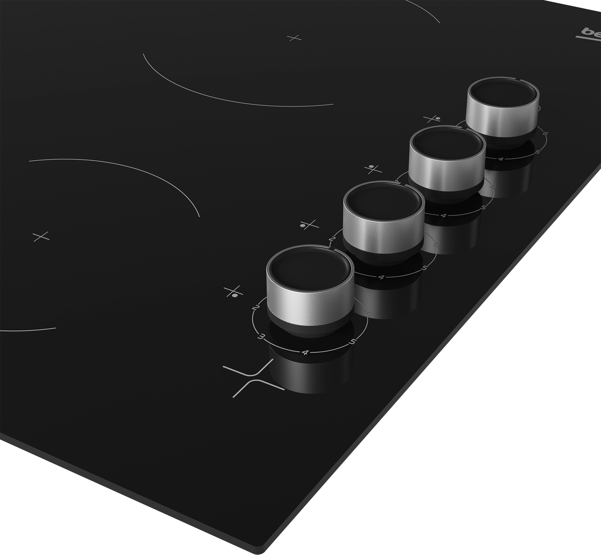 Beko CIHYV21B 58cm Ceramic Hob - Black