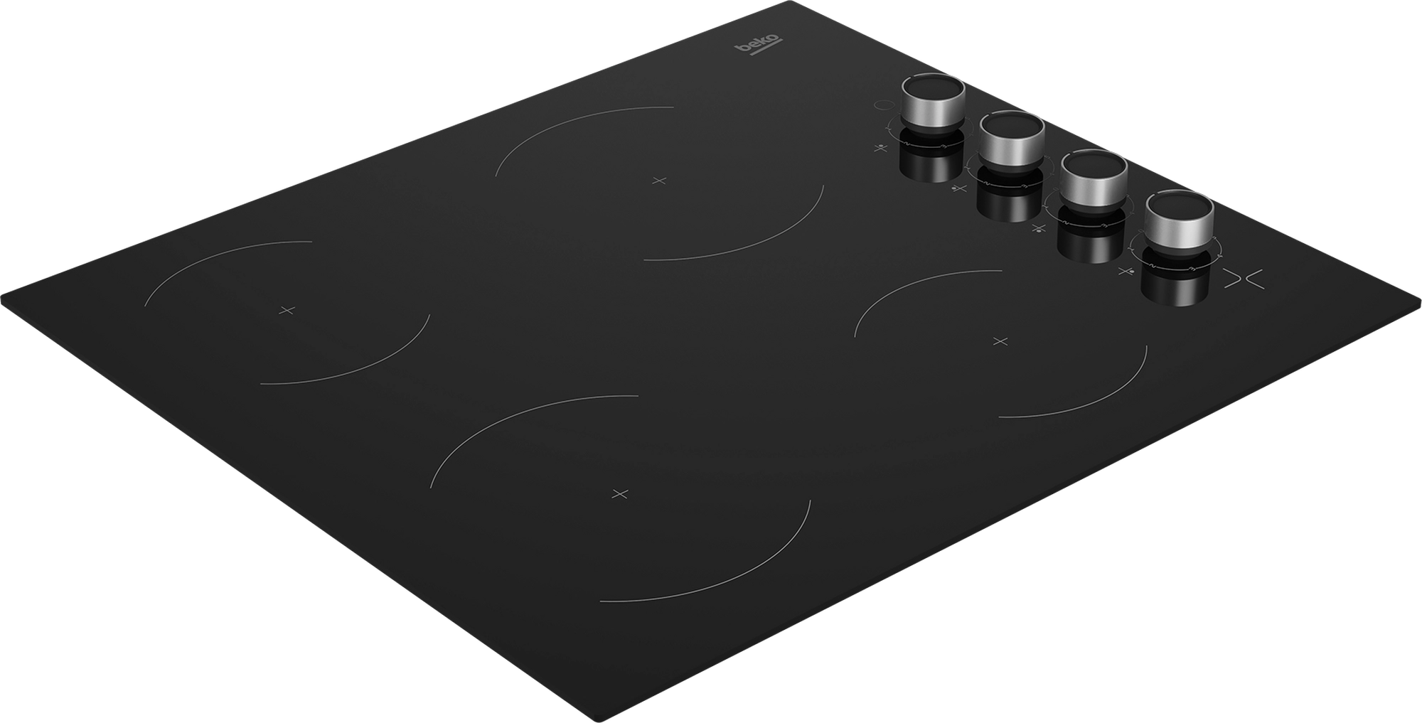 Beko CIHYV21B 58cm Ceramic Hob - Black