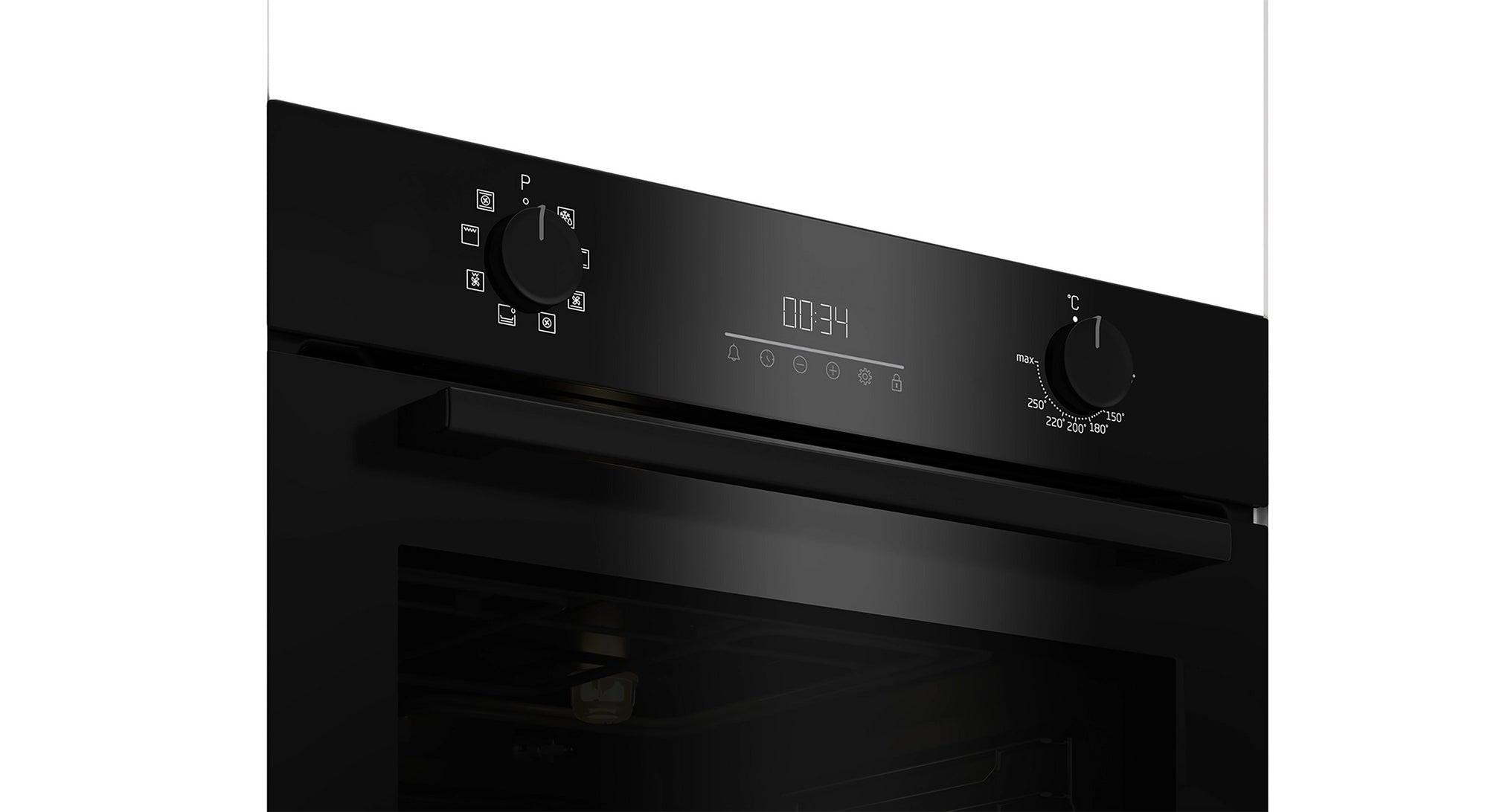 Beko CIMD91B 59.4cm Built In Electric Single Oven - Black