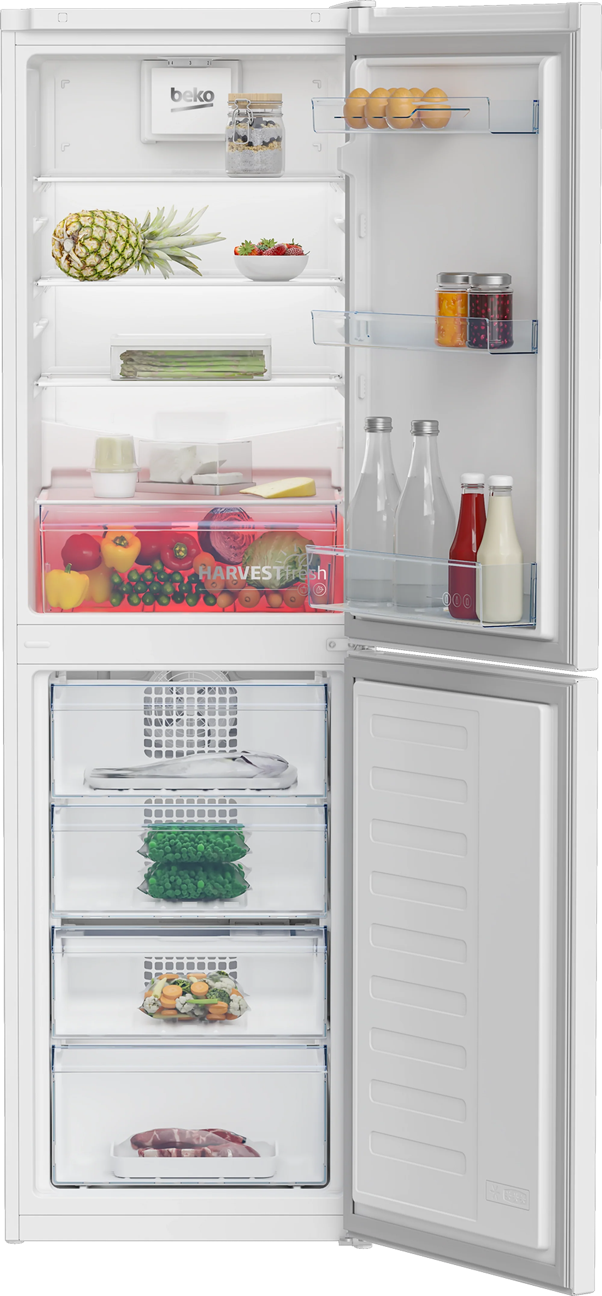 Beko CNG4582VW 54cm 50/50 Frost Free Fridge Freezer - White