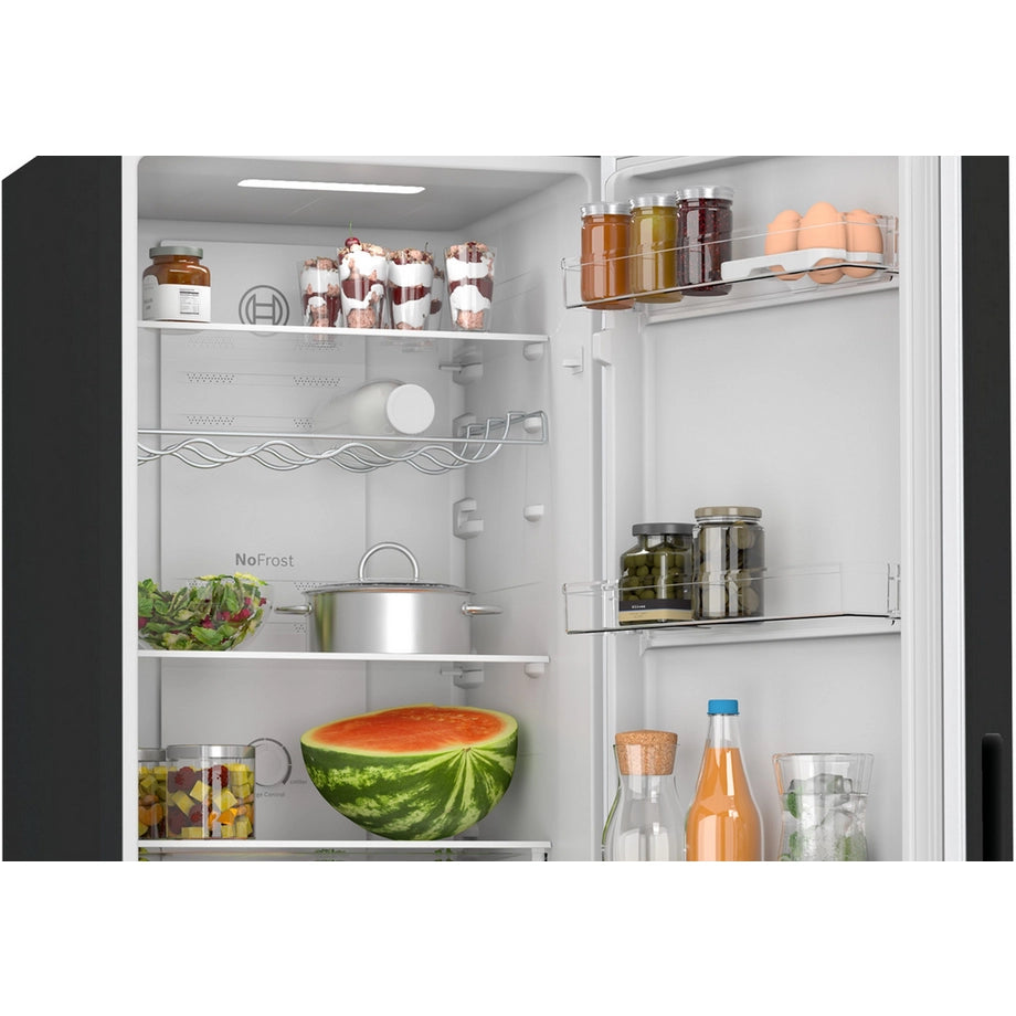 Bosch KGN27NBEAG 55cm 50/50 Frost Free Fridge Freezer - Black