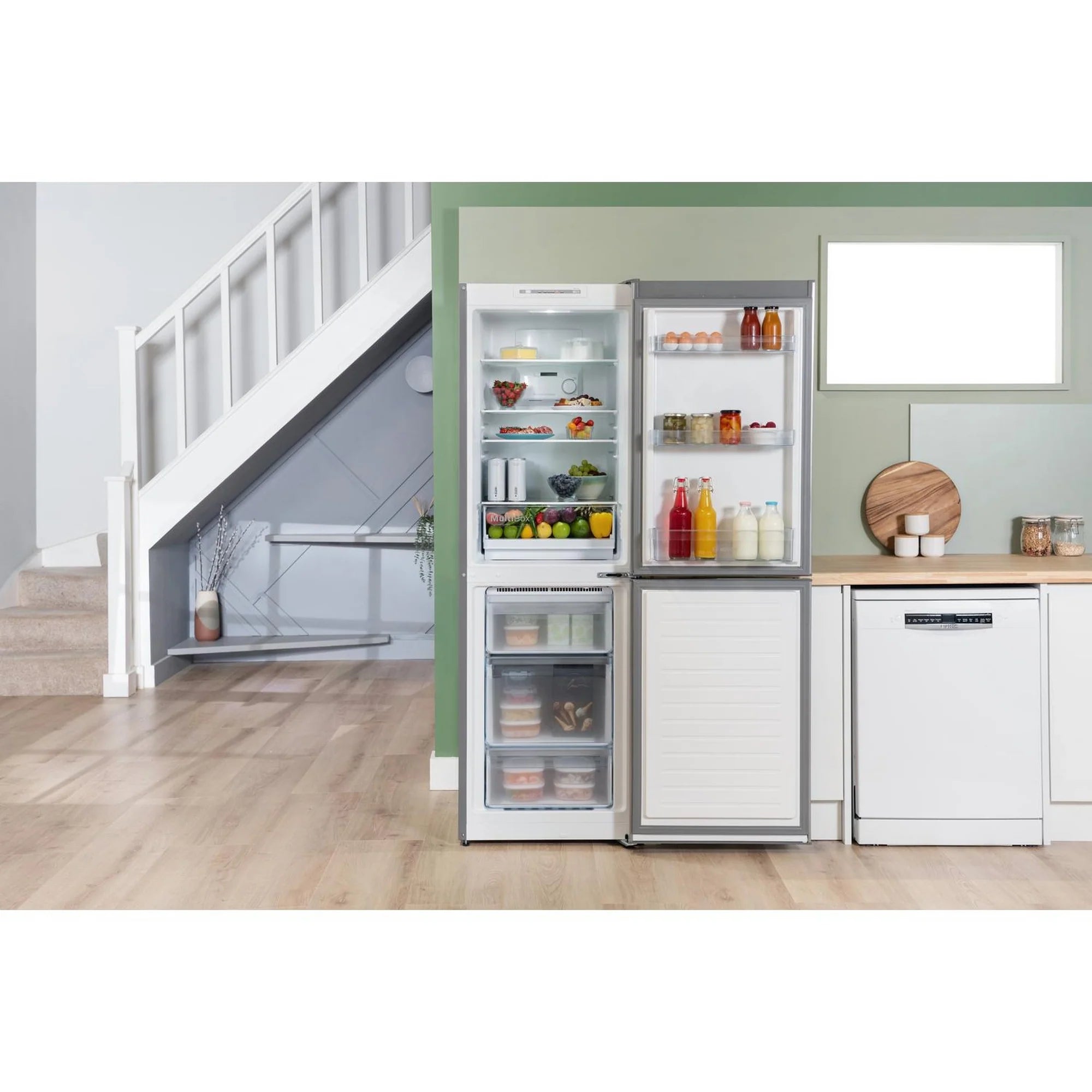 Bosch KGN34NLEAG 60cm 50/50 Frost Free Fridge Freezer - Silver