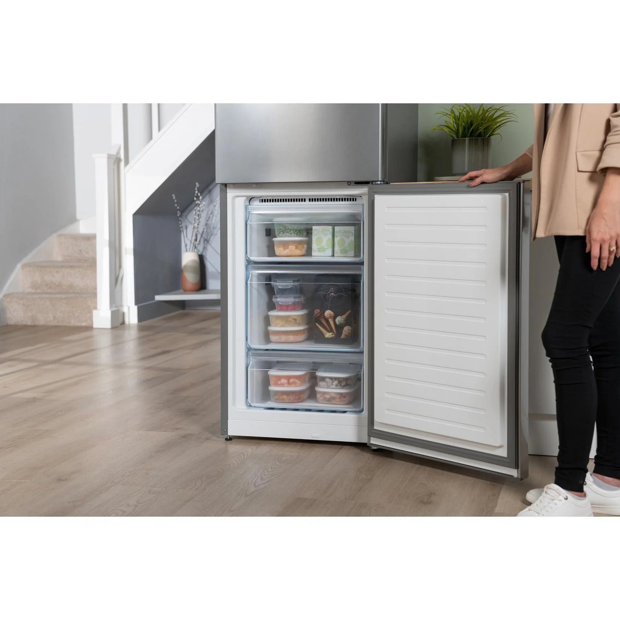 Bosch KGN34NLEAG 60cm 50/50 Frost Free Fridge Freezer - Silver