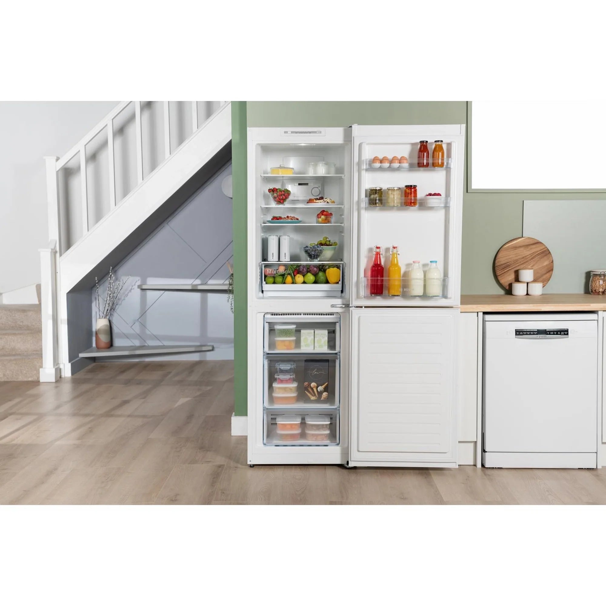 Bosch KGN34NWEAG 60cm 50/50 Frost Free Fridge Freezer - White