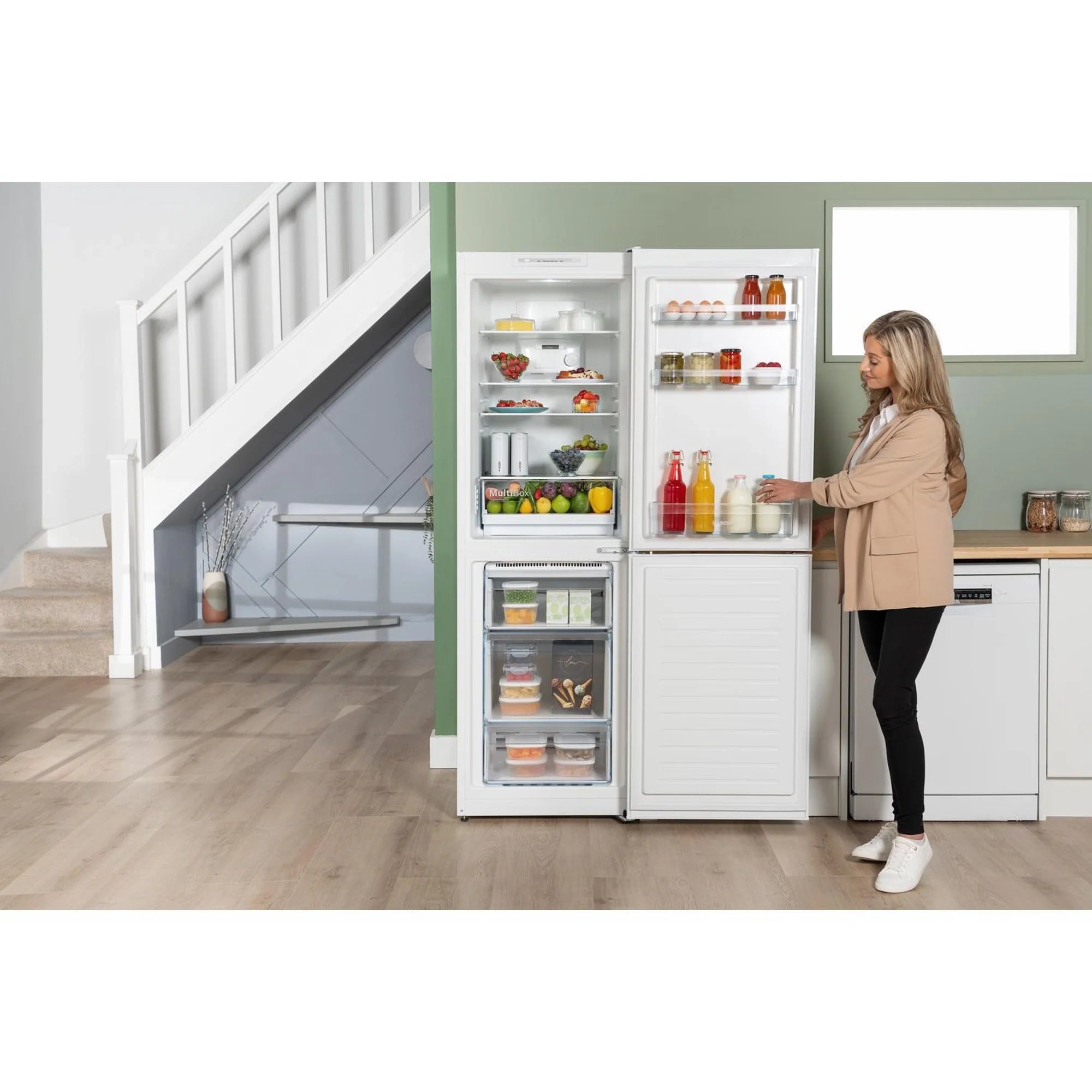 Bosch KGN34NWEAG 60cm 50/50 Frost Free Fridge Freezer - White