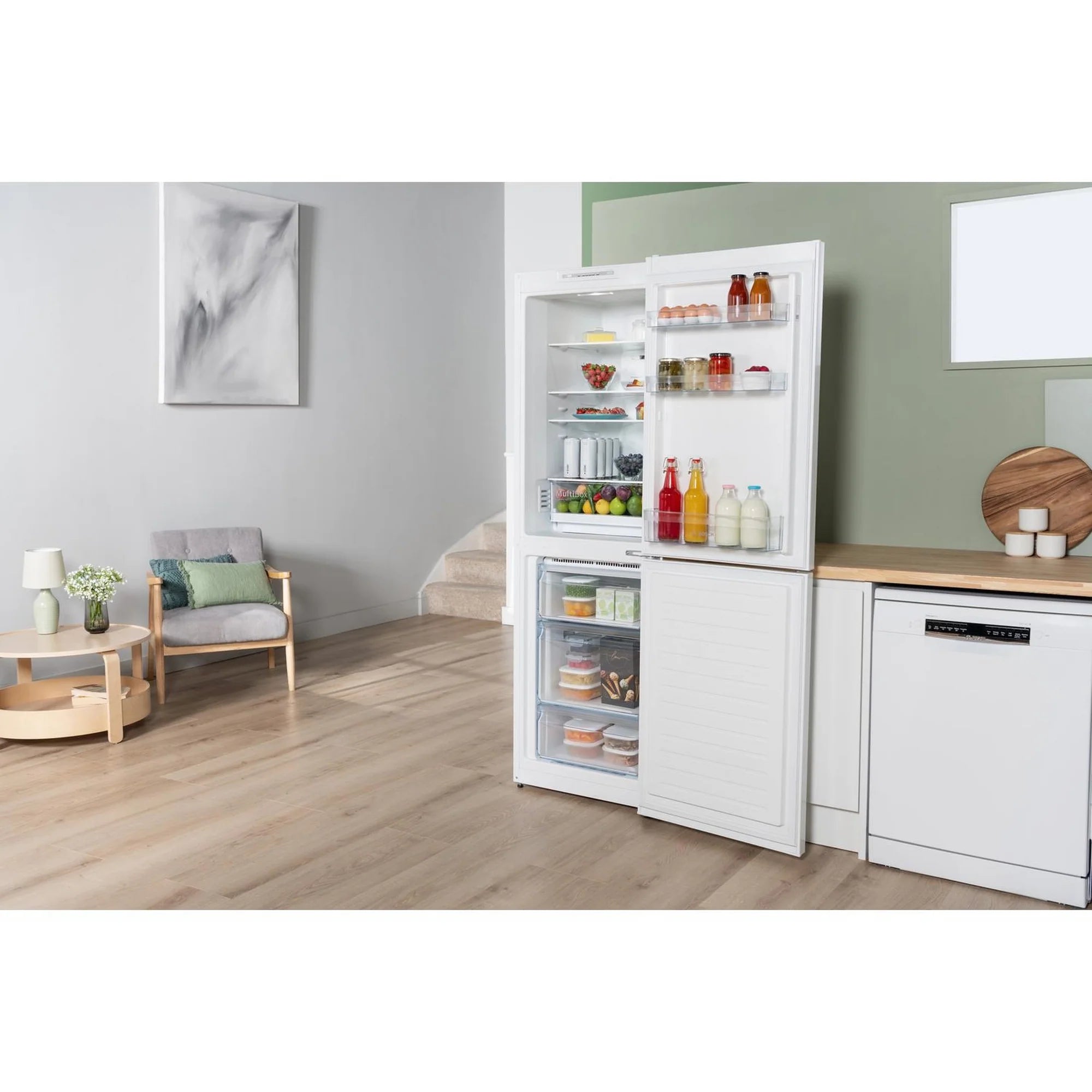 Bosch KGN34NWEAG 60cm 50/50 Frost Free Fridge Freezer - White