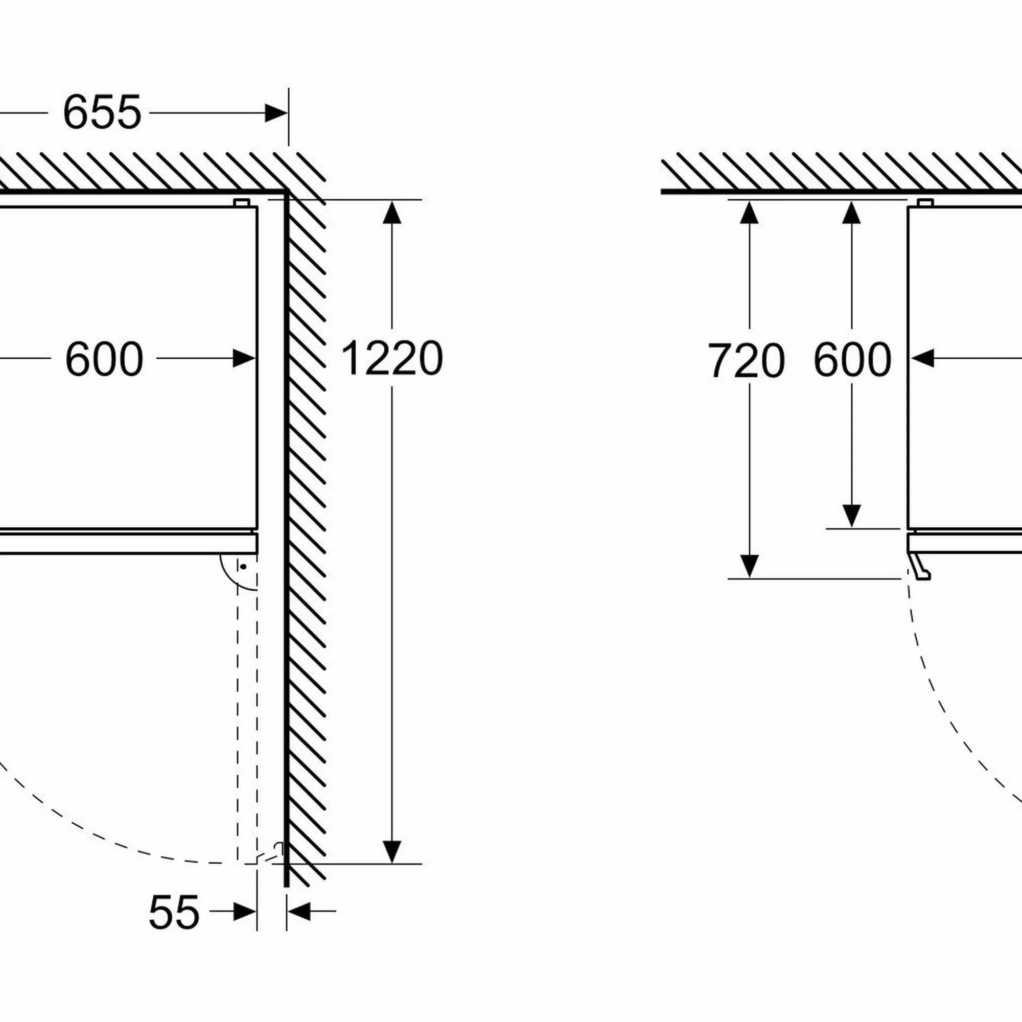 Bosch KGN392LAGG 60cm 60/40 Total No Frost Fridge Freezer - Stainless Steel Look