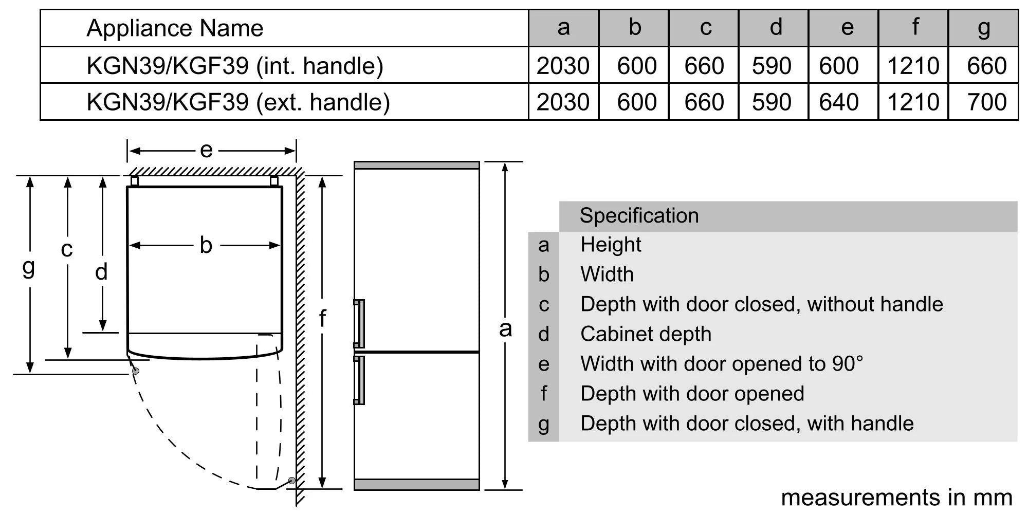 Bosch KGN392LEBG 60cm 70/30 Total No Frost Fridge Freezer - Stainless Steel Look