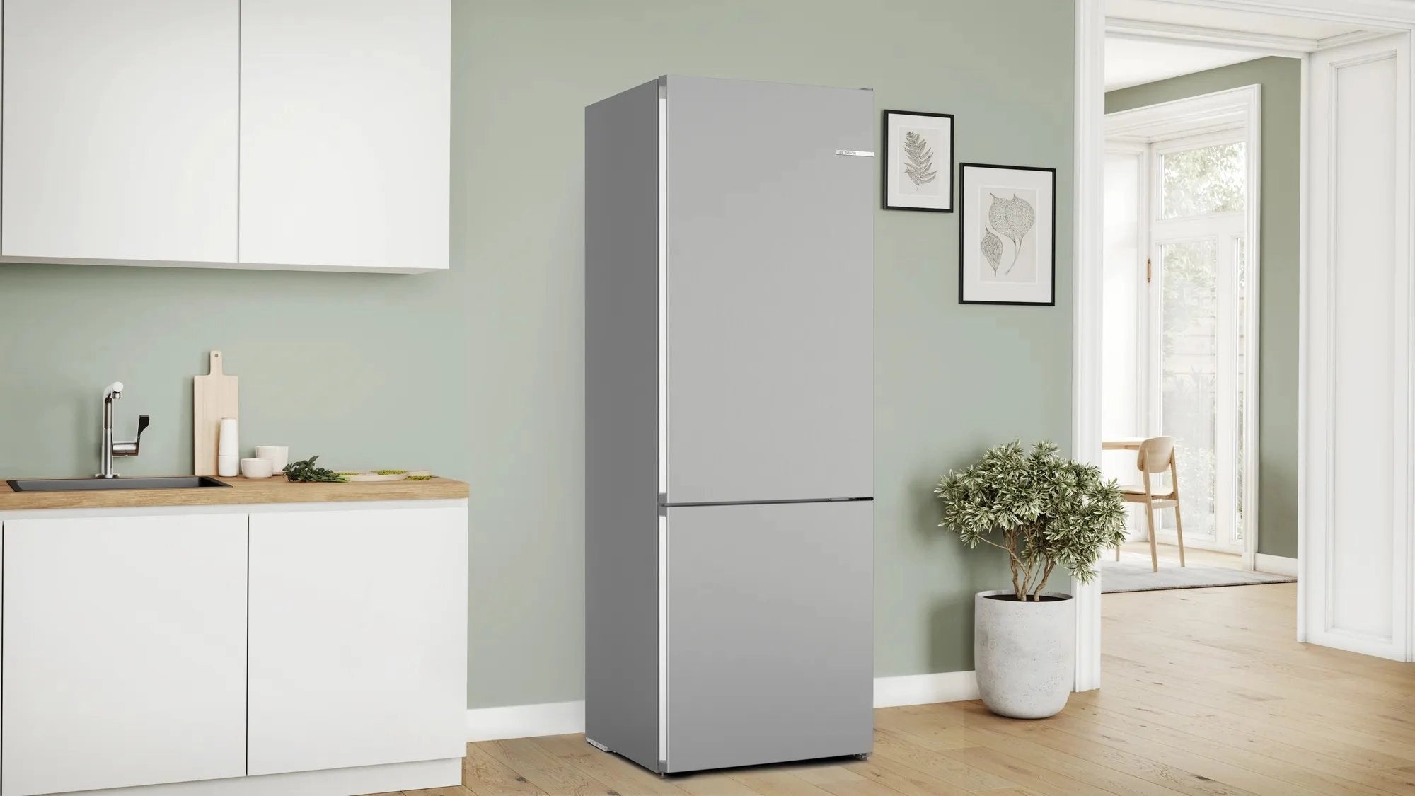 Bosch KGN492LDFG 70cm 70/30 Frost Free Fridge Freezer - Stainless Steel