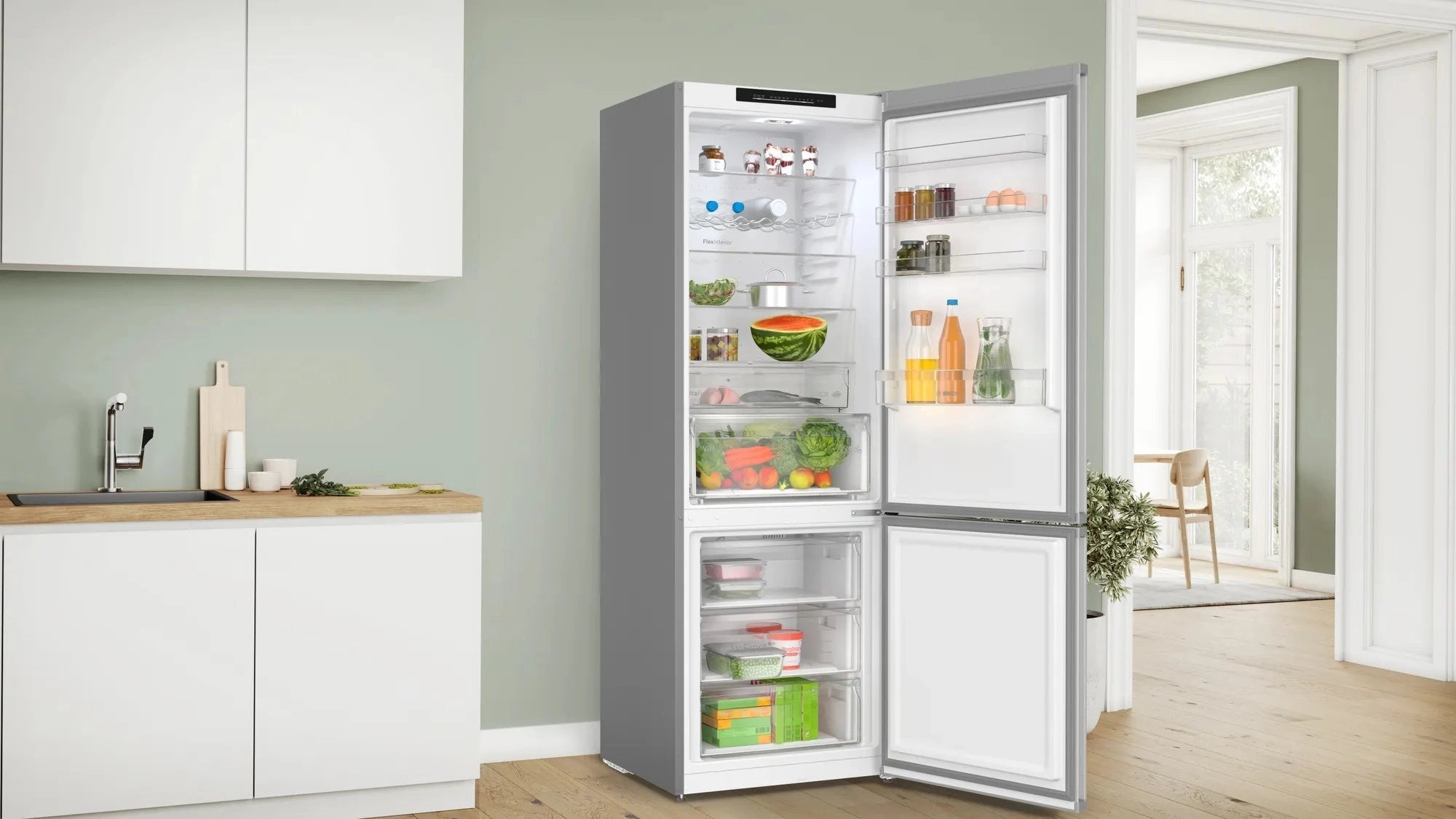 Bosch KGN492LDFG 70cm 70/30 Frost Free Fridge Freezer - Stainless Steel