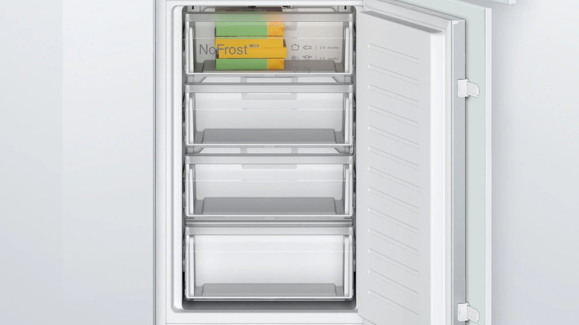 Bosch KIN85NSE0G 54.1cm 50/50 Integrated Frost Free Fridge Freezer