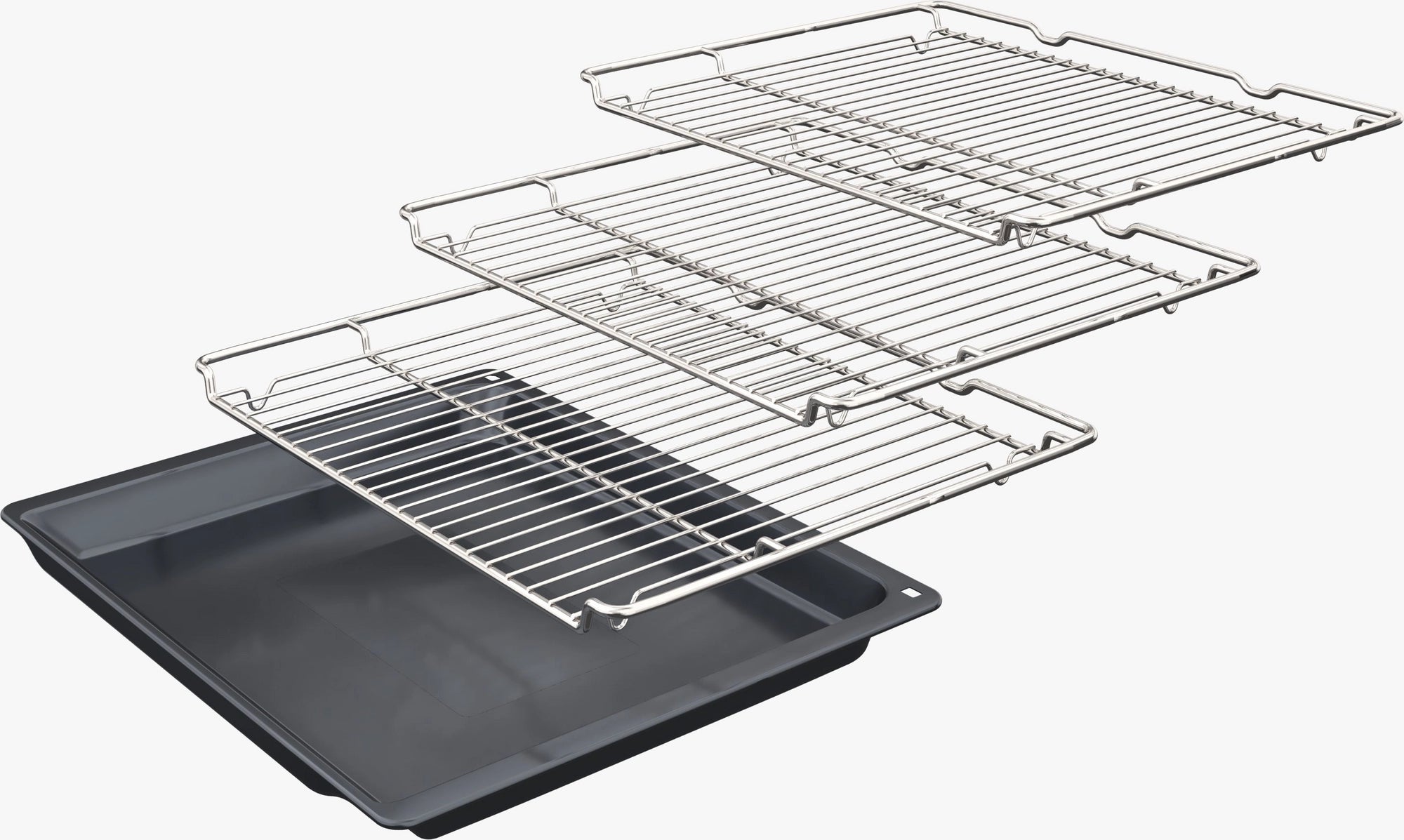 Bosch MBA533BS3B Series 4- 60cm Built In Double Oven - Stainless Steel