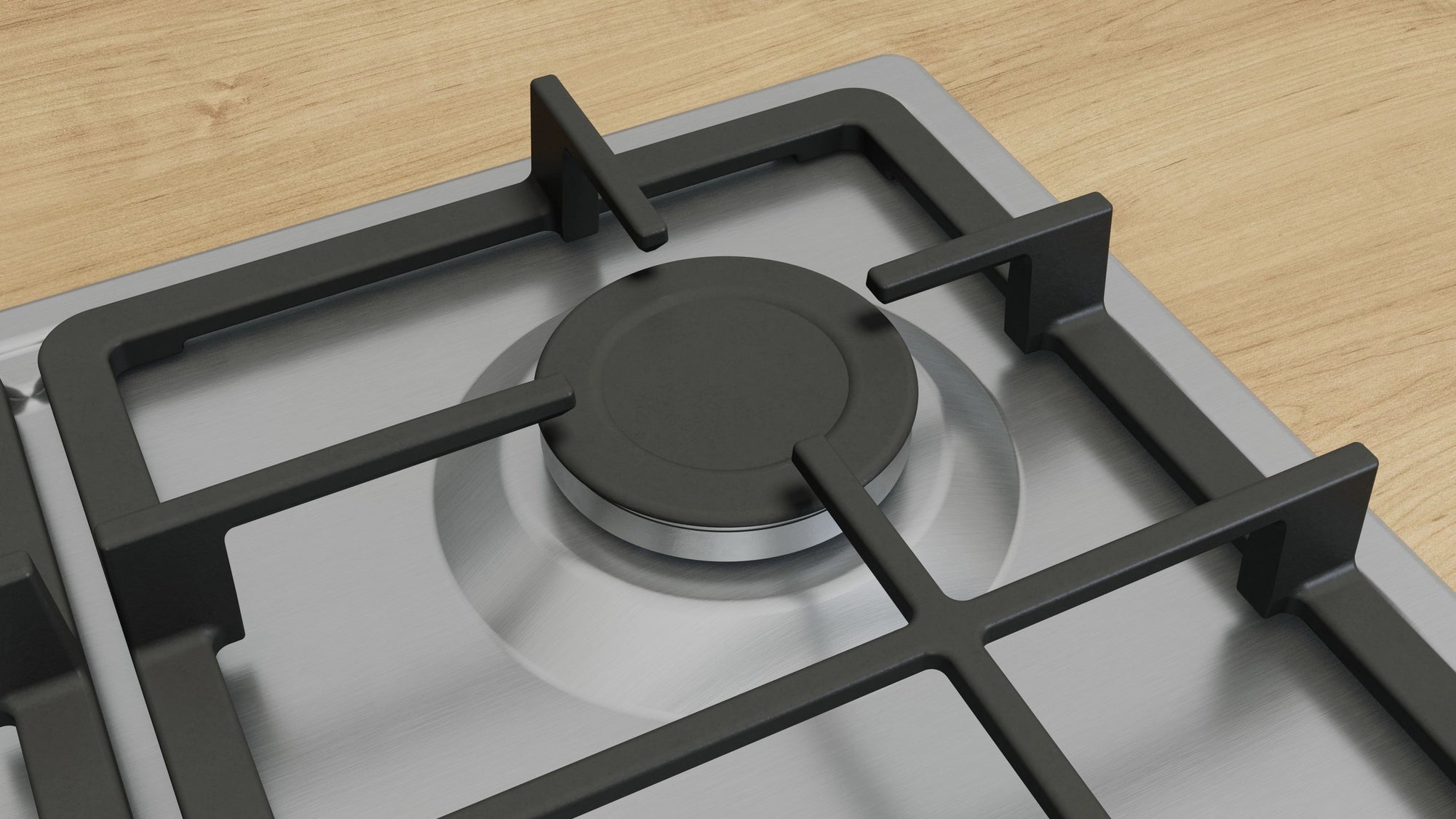 Bosch PGP6B5K90 60cm Gas Hob - Stainless steel