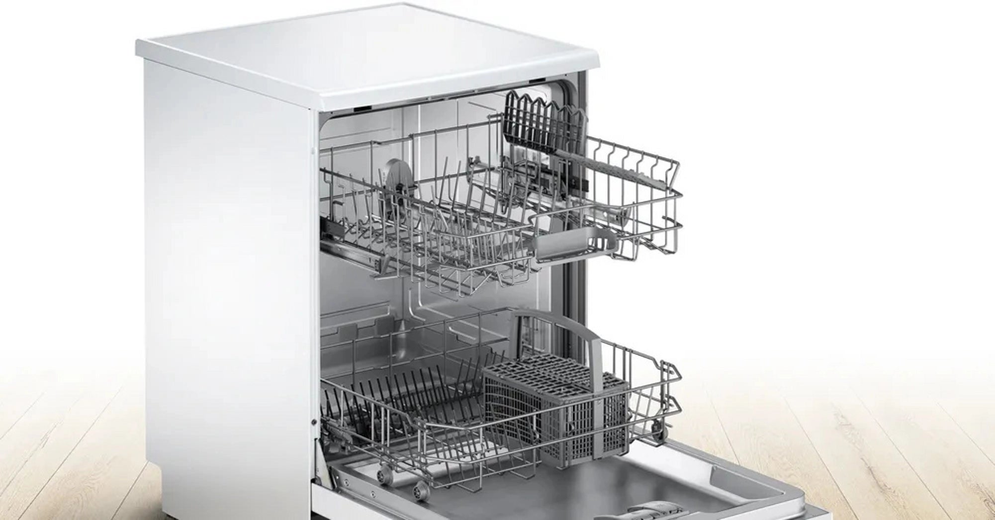 Bosch SMS26AW08G 60cm Dishwasher - White 12 Place Settings