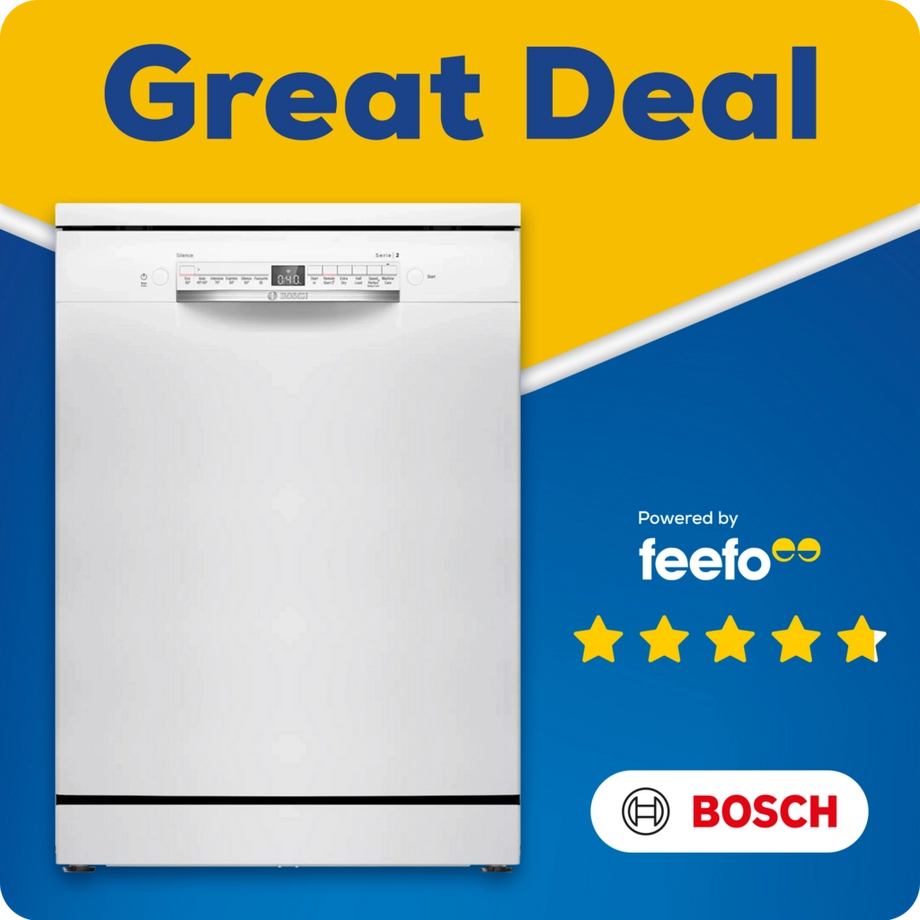 Bosch SMS2HVW67G Dishwasher - White - 14 Place Settings