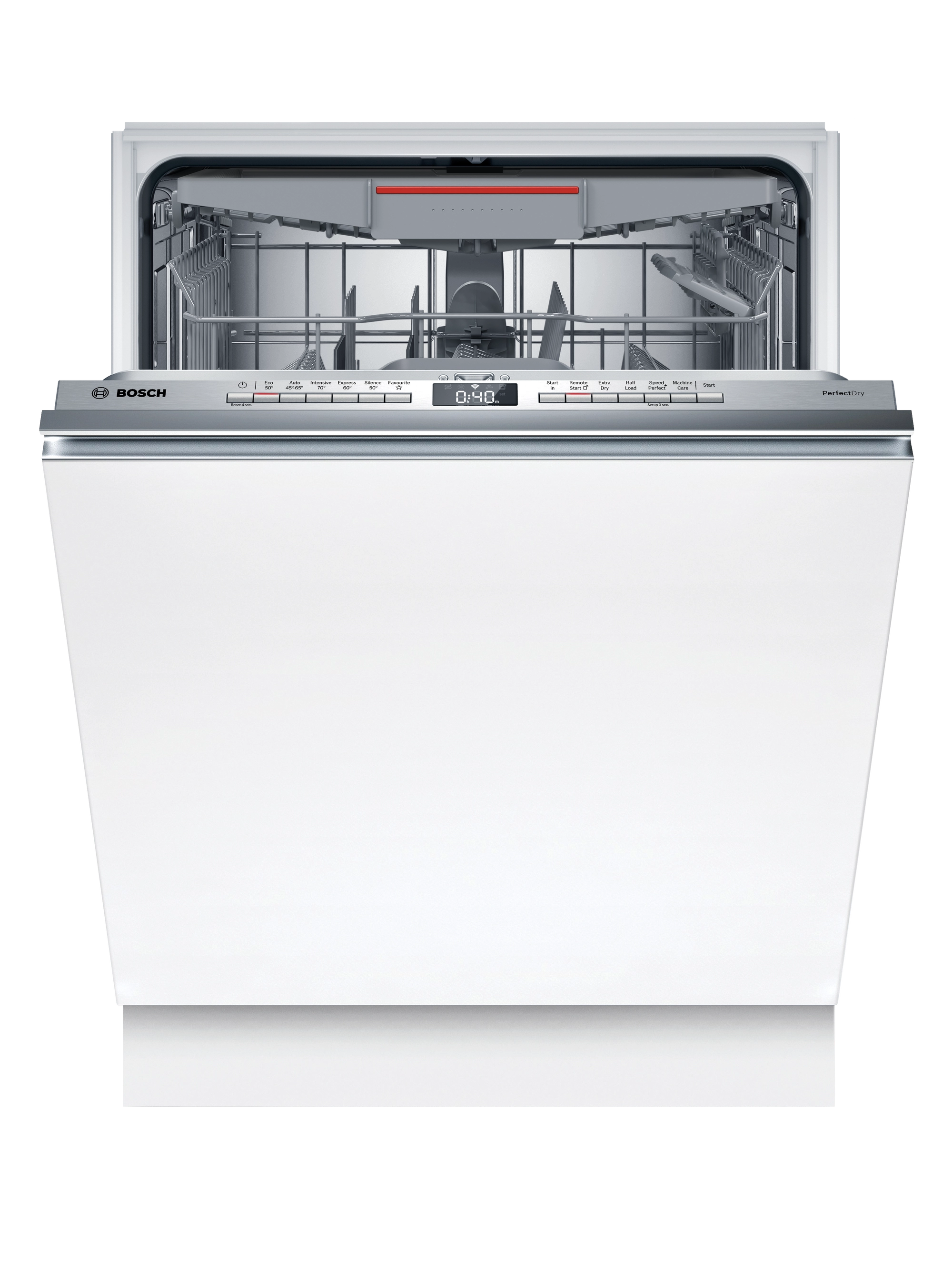 Bosch SMV6ZCX10G Built In Dishwasher - Stainless Steel - 14 Place Settings