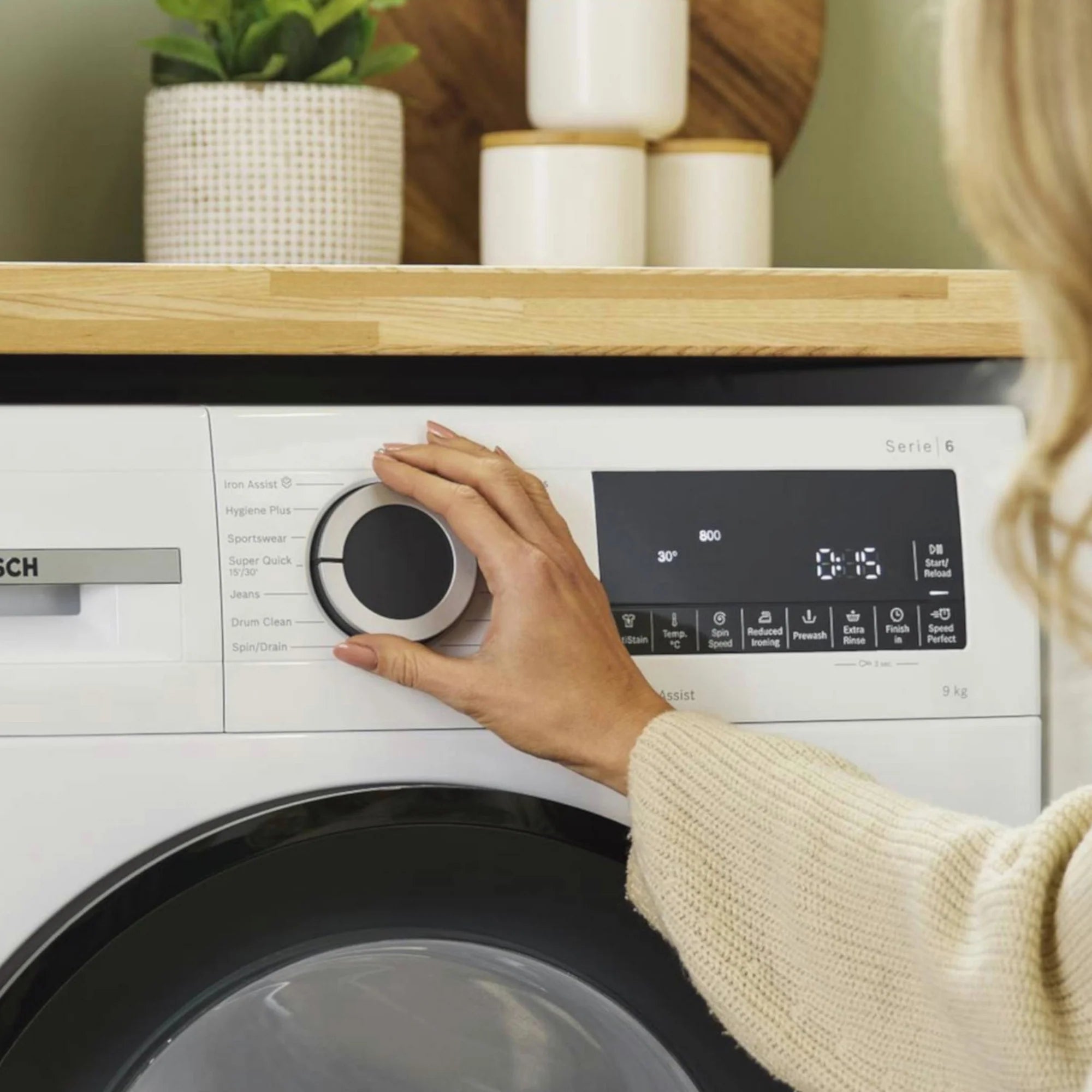 Bosch WGG24400GB 9kg 1400 Spin Washing Machine - White