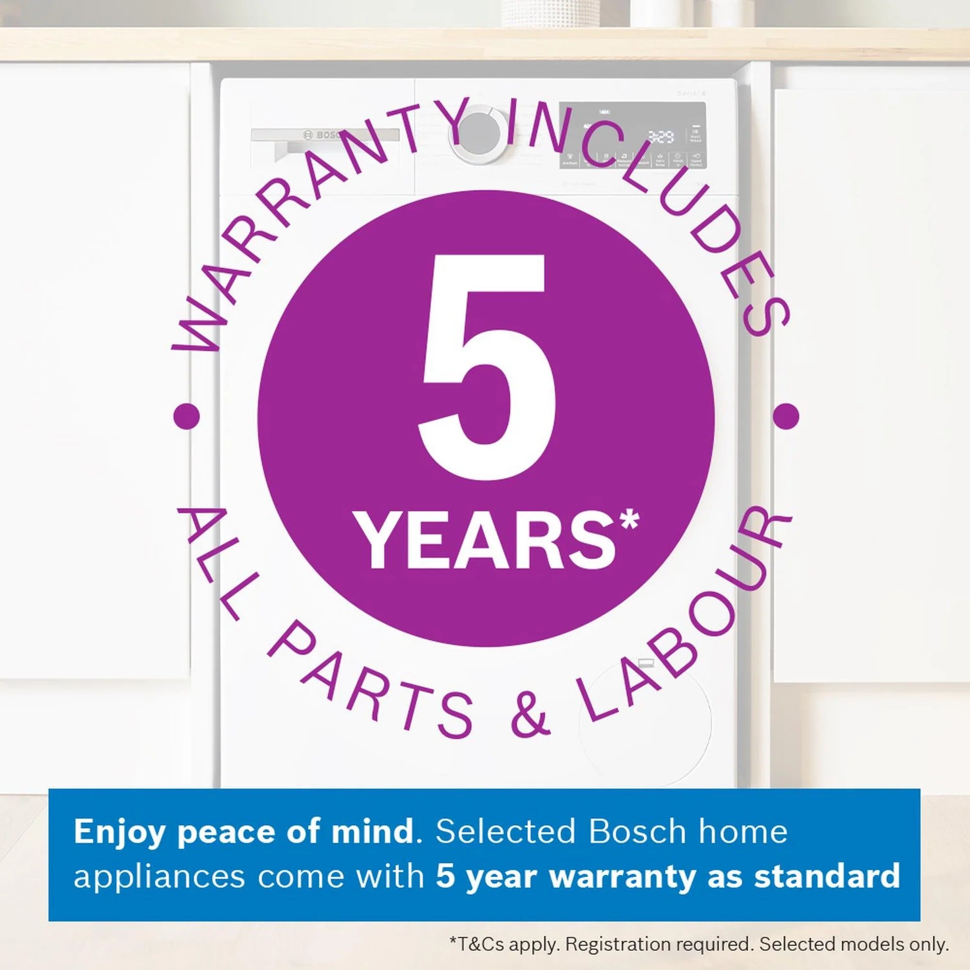 Bosch WGG24400GB 9kg 1400 Spin Washing Machine - White