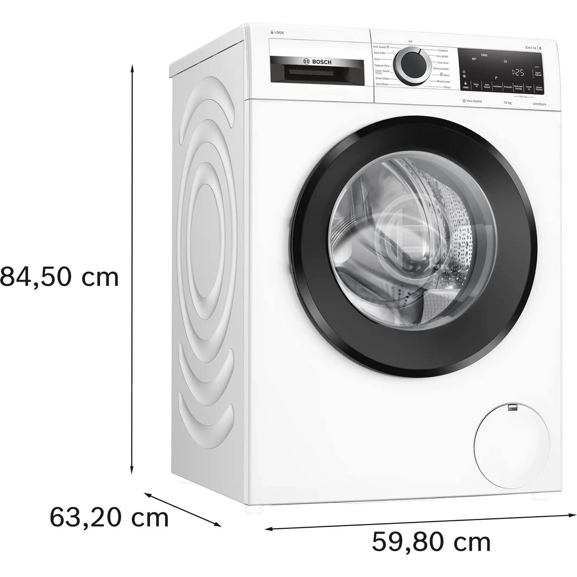 Bosch WGG254F0GB 10kg 1400 Spin Washing Machine with Automatic dosing - White