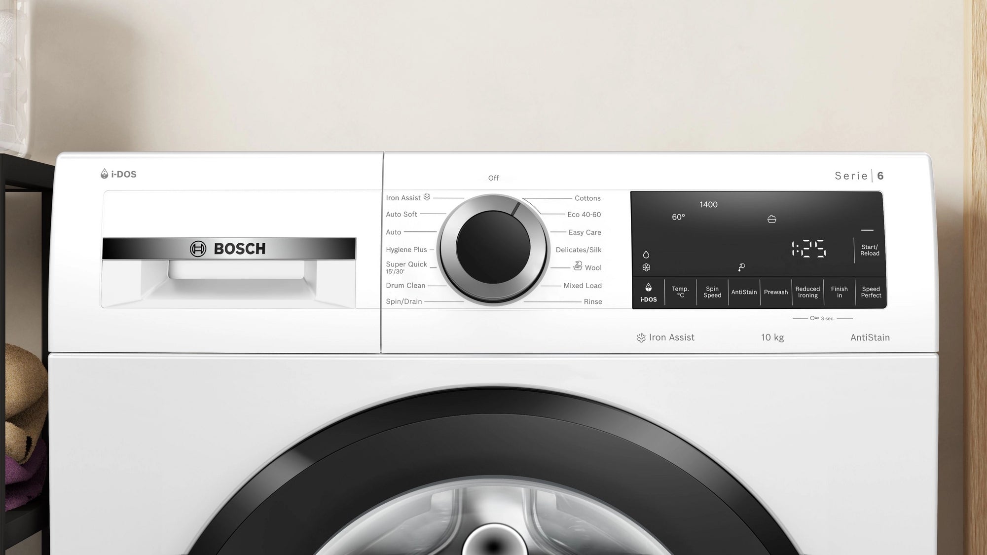 Bosch WGG254F1GB 10kg 1400 Spin Washing Machine - White