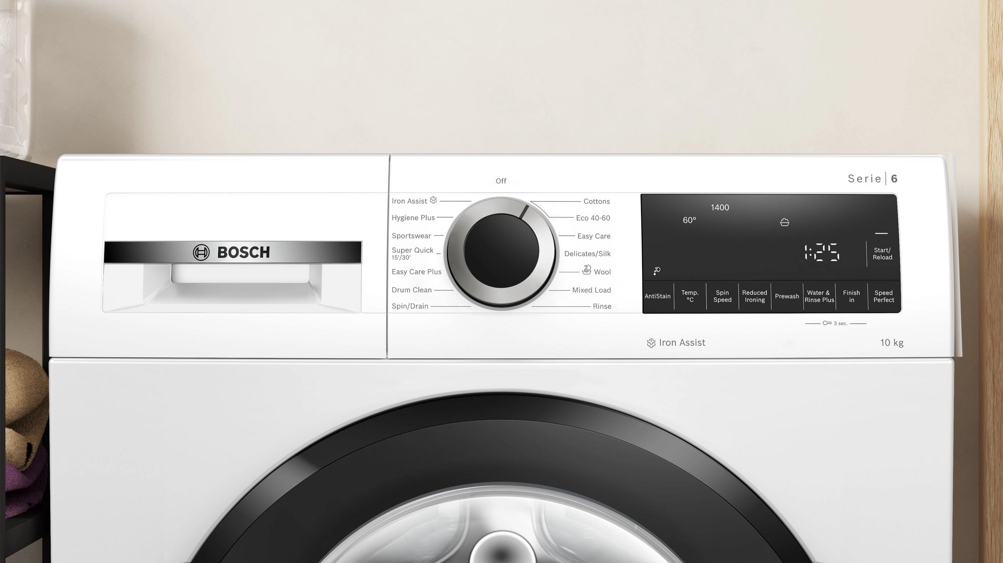 Bosch WGG254Z1GB 10kg 1400 Spin Washing Machine - White