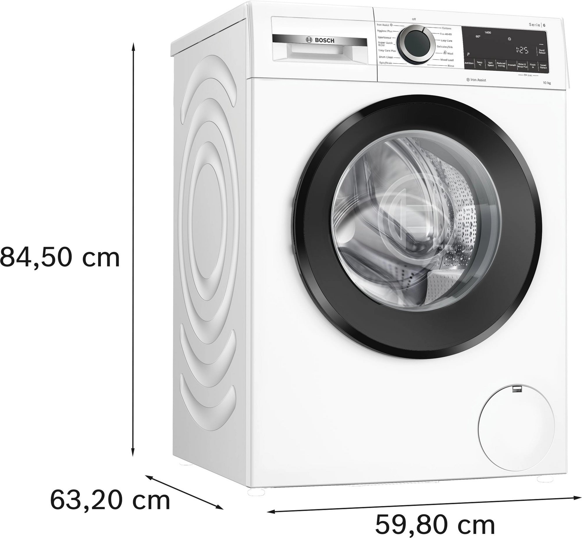 Bosch WGG254Z1GB 10kg 1400 Spin Washing Machine - White